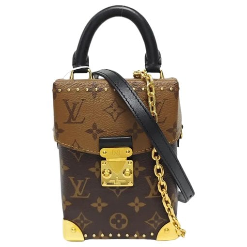 Camera Box leather handbag