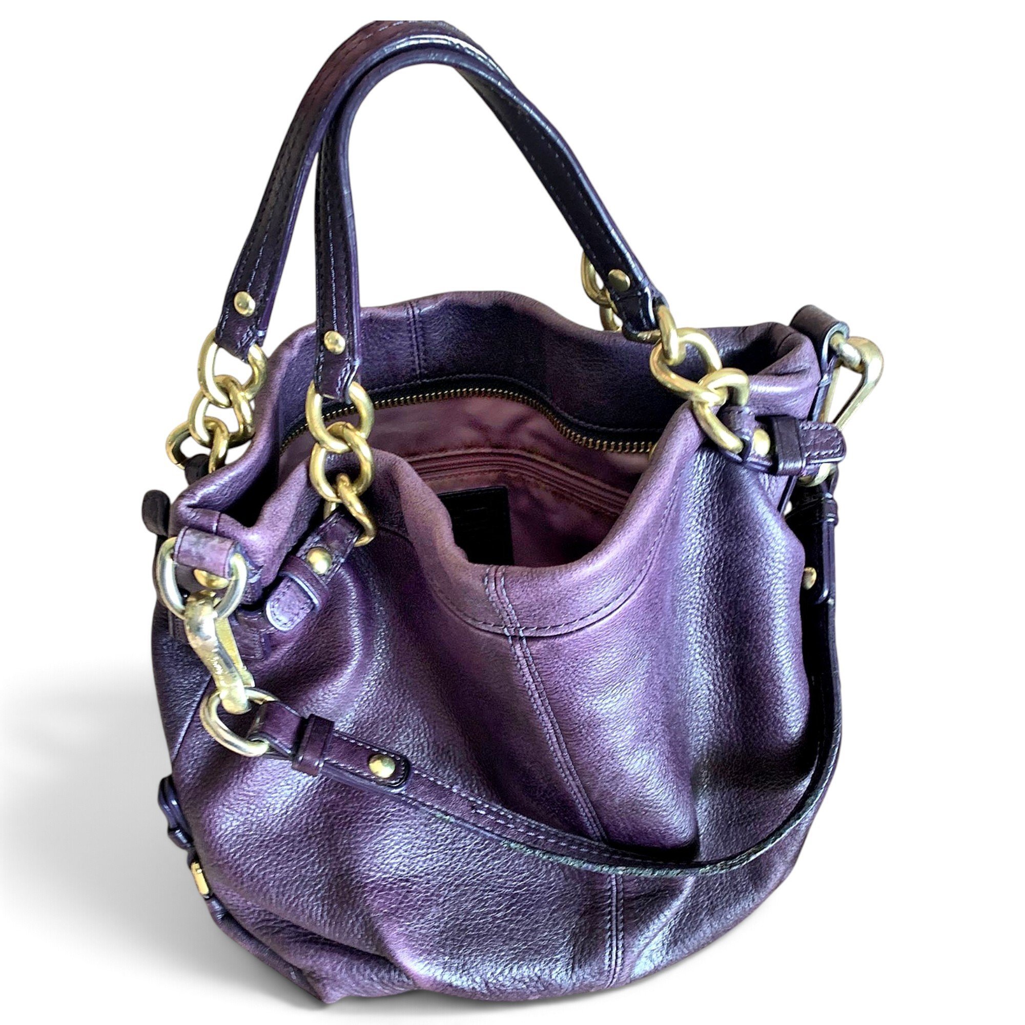 Leather handbag
