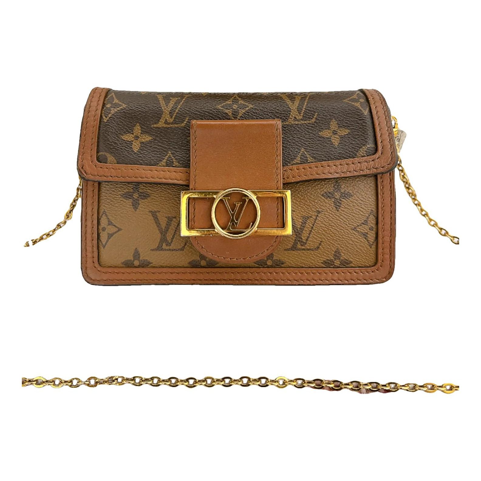 Dauphine leather handbag