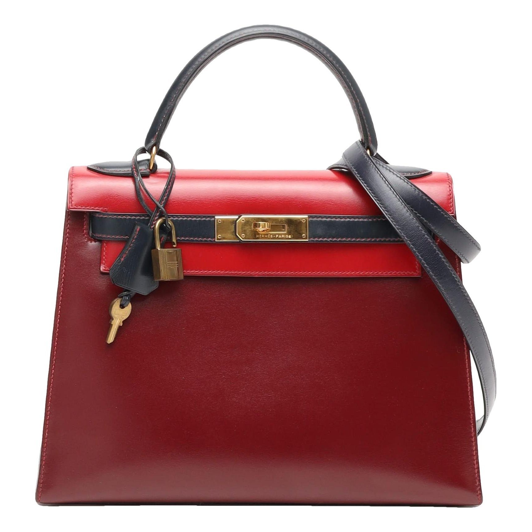 Kelly 28 leather handbag