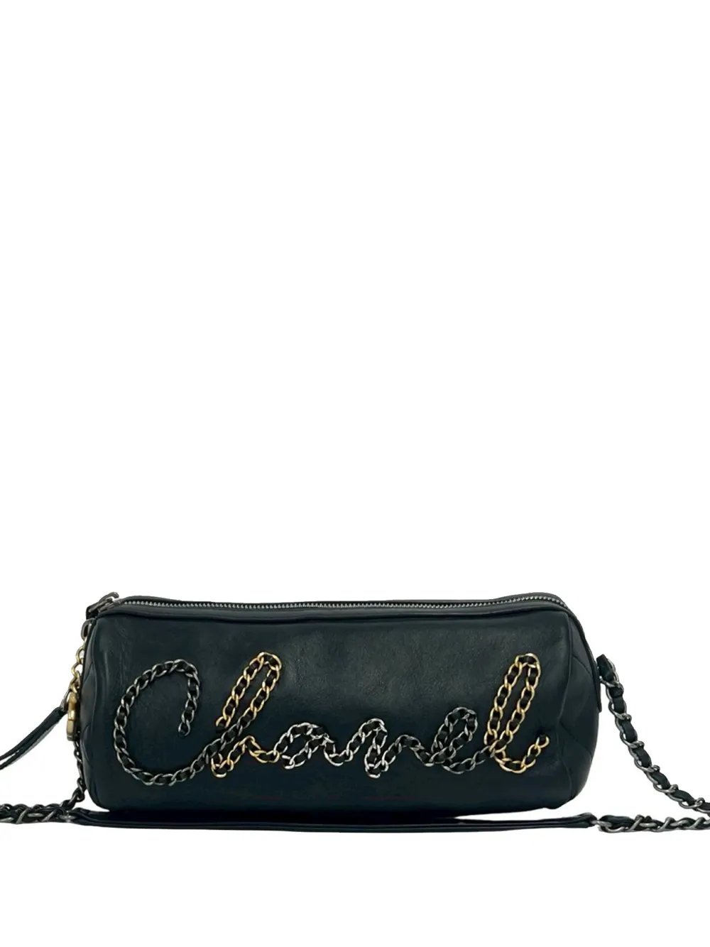 2019 Calfskin Signature Chain Signe Bowling Bag crossbody bag