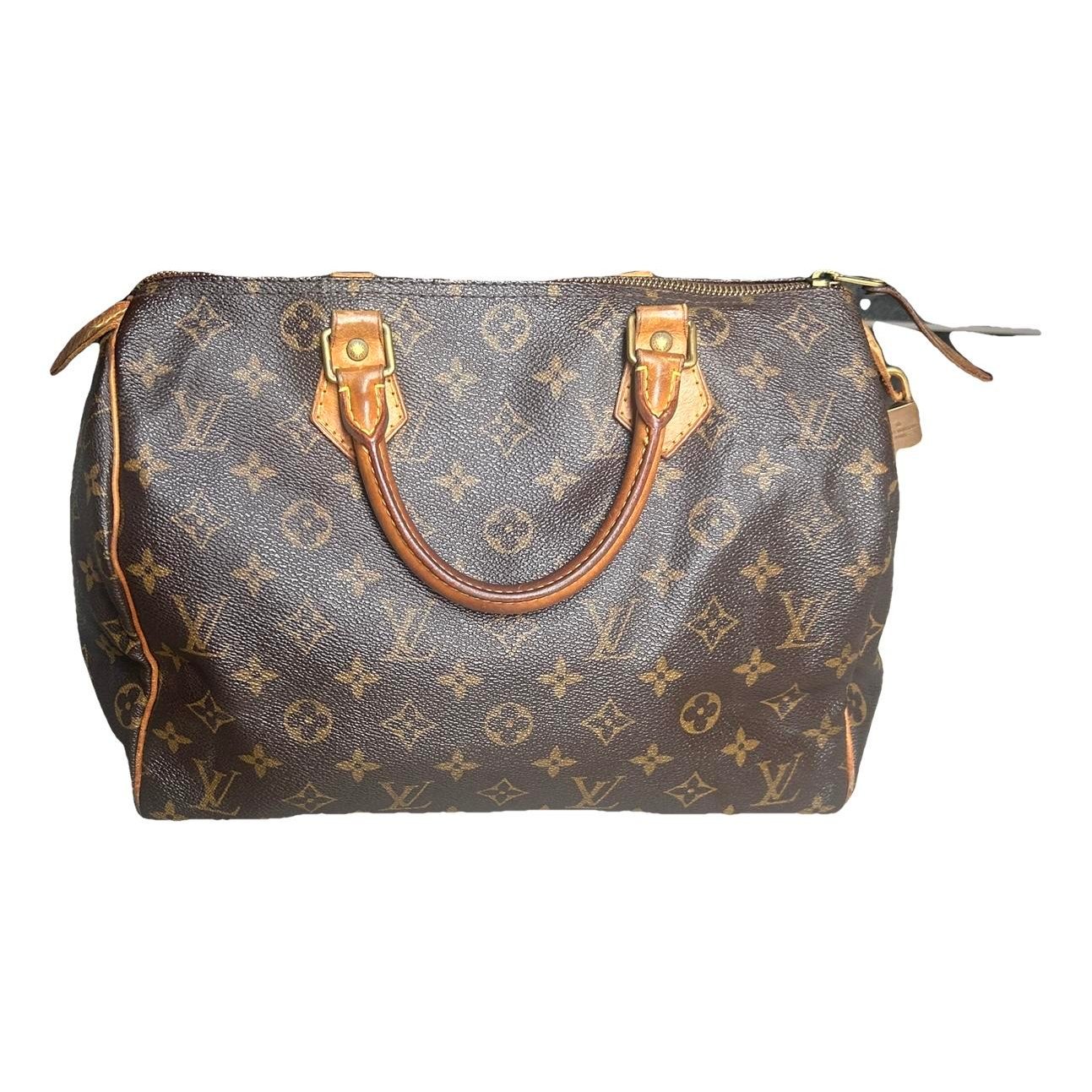 Speedy leather handbag