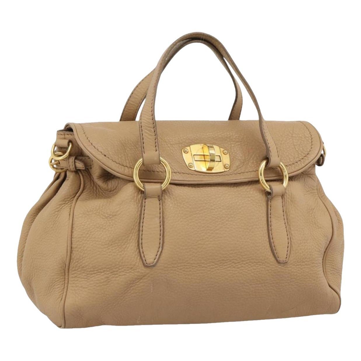 Leather tote
