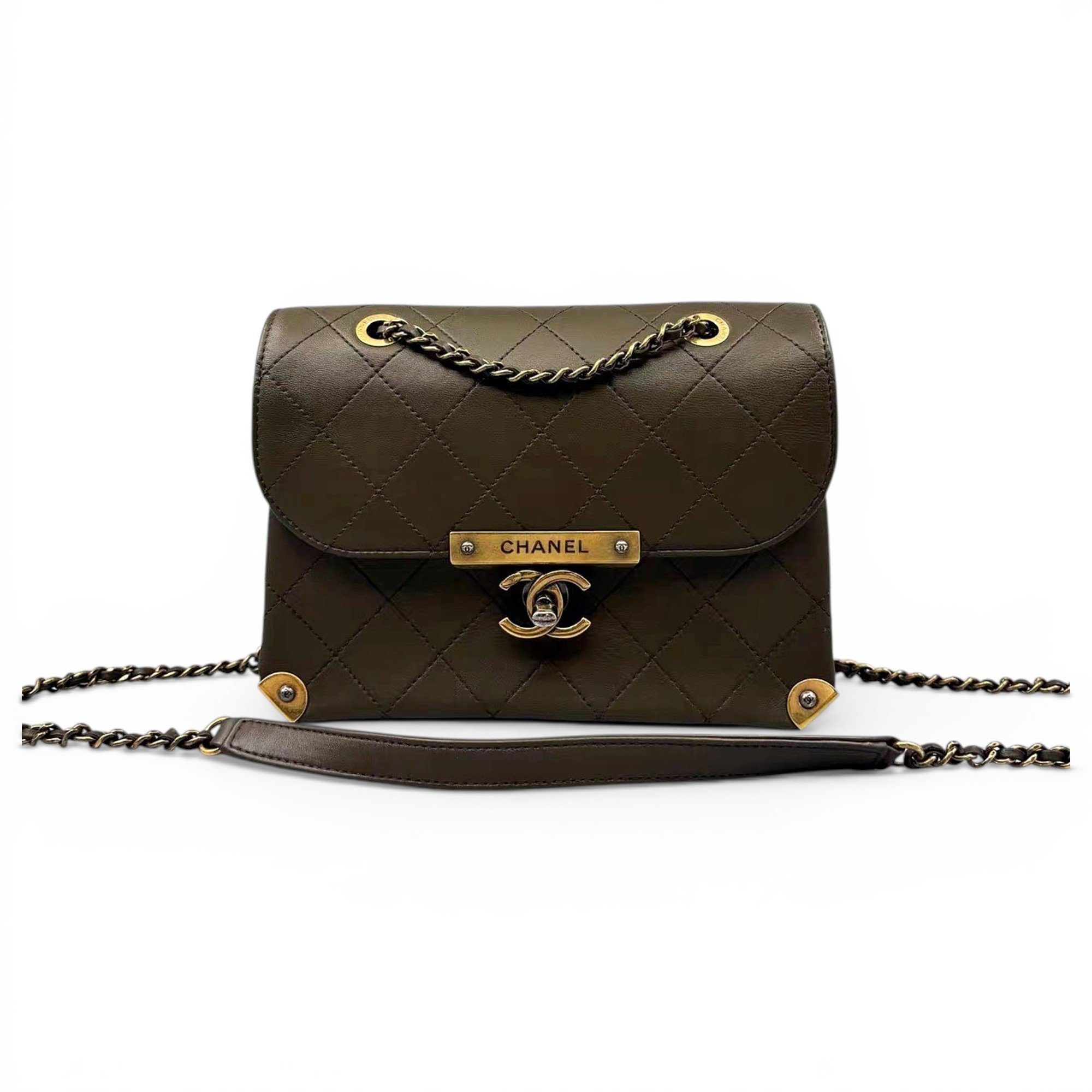 Leather handbag