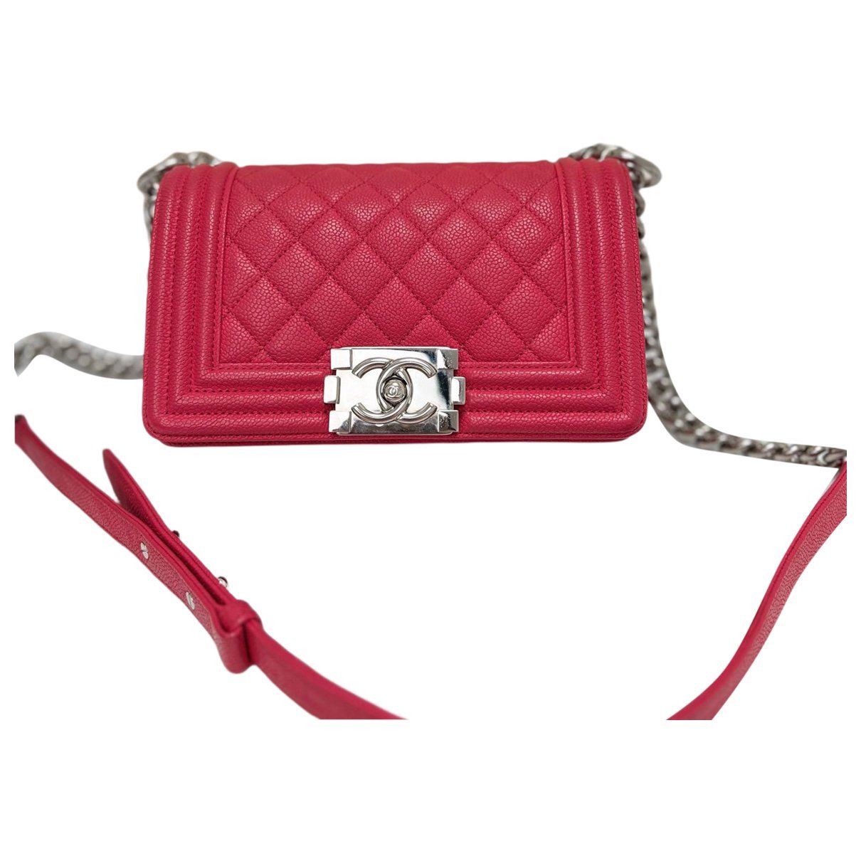 Boy leather crossbody bag