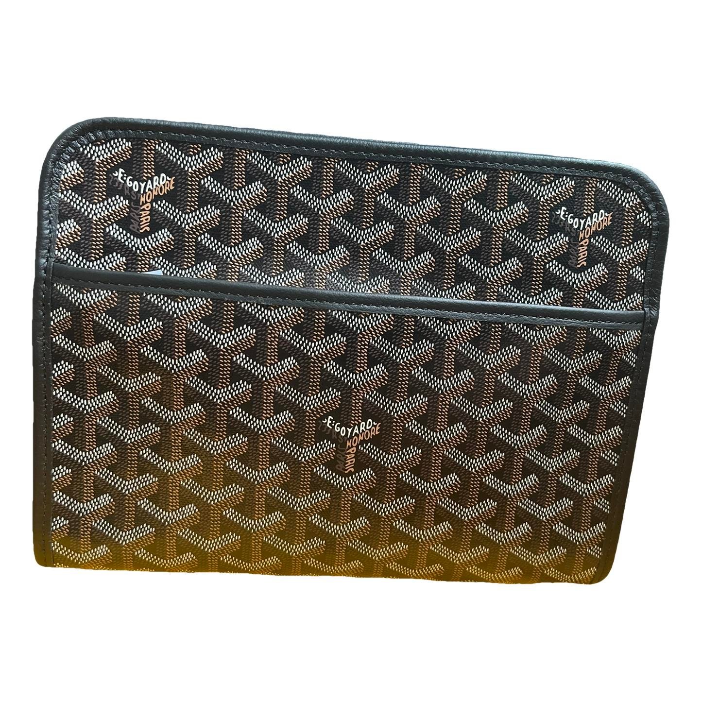 Jouvence leather clutch bag