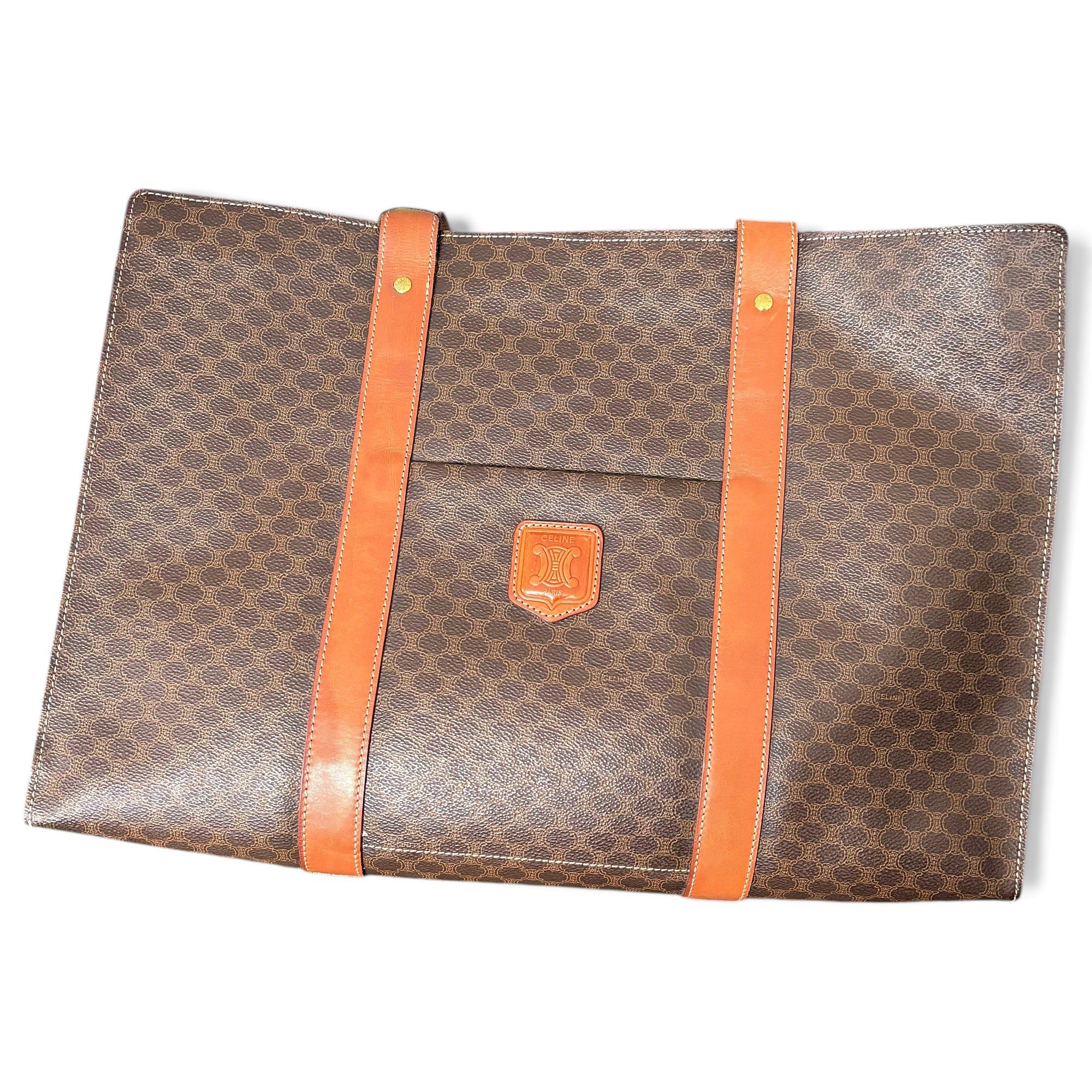 Cabas Horizotal leather tote