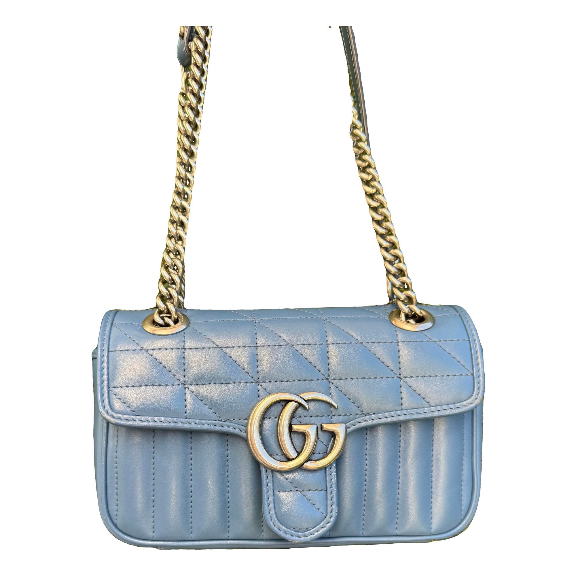 GG Marmont Flap leather crossbody bag