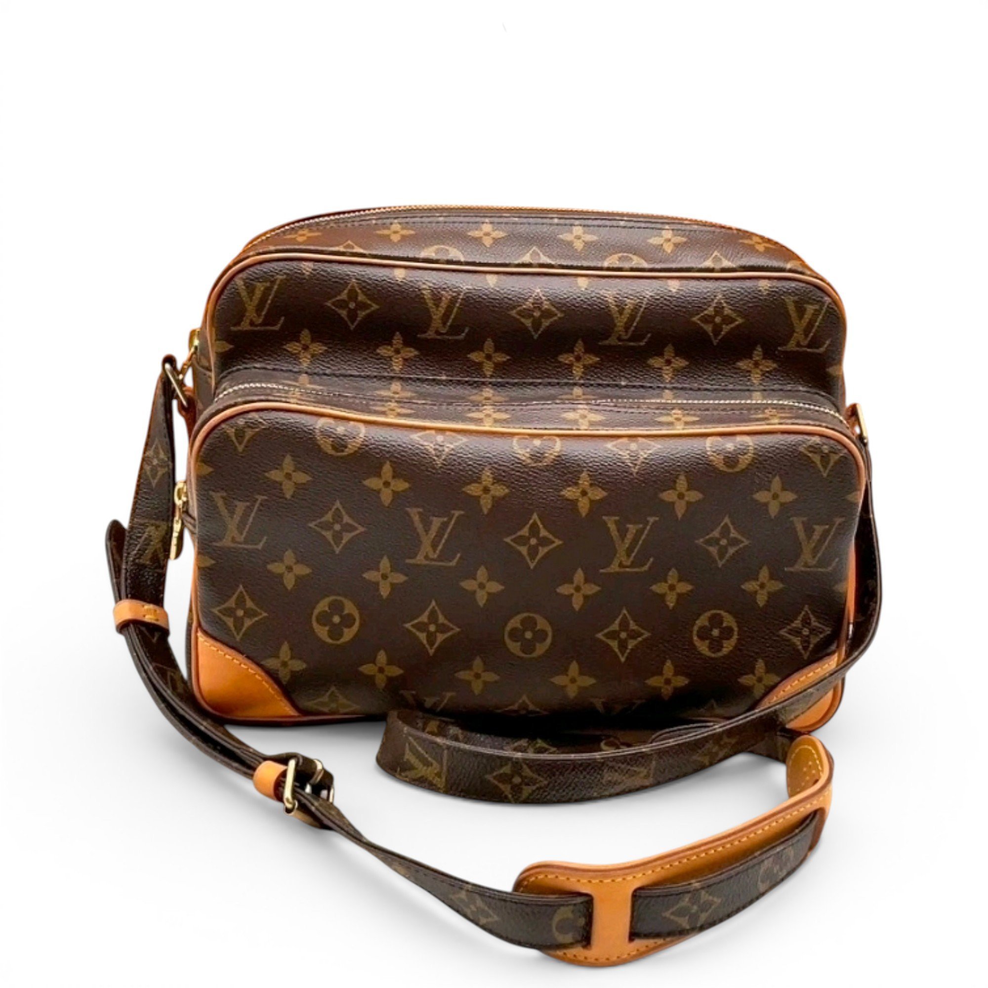 Nile leather crossbody bag