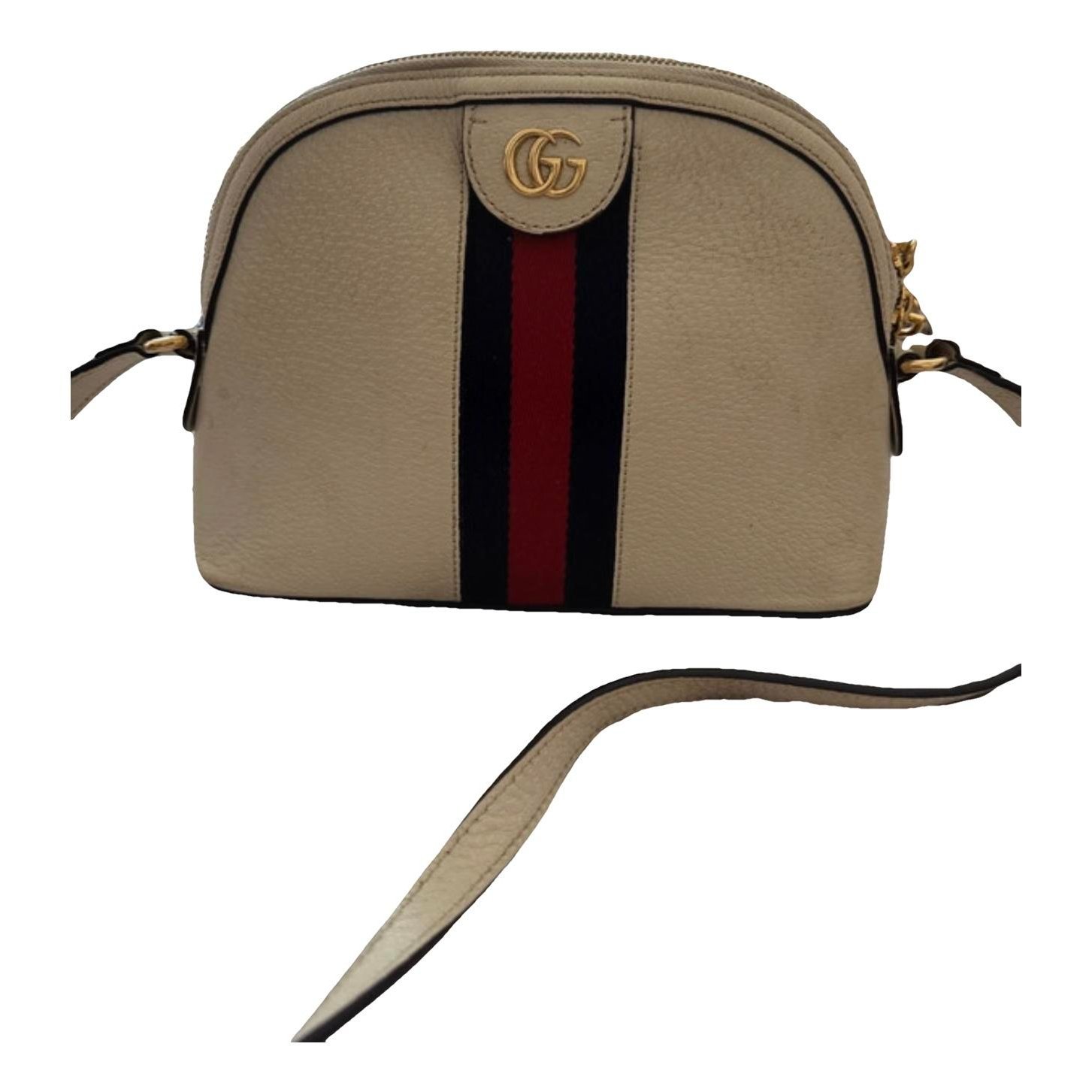 Ophidia Dome leather handbag