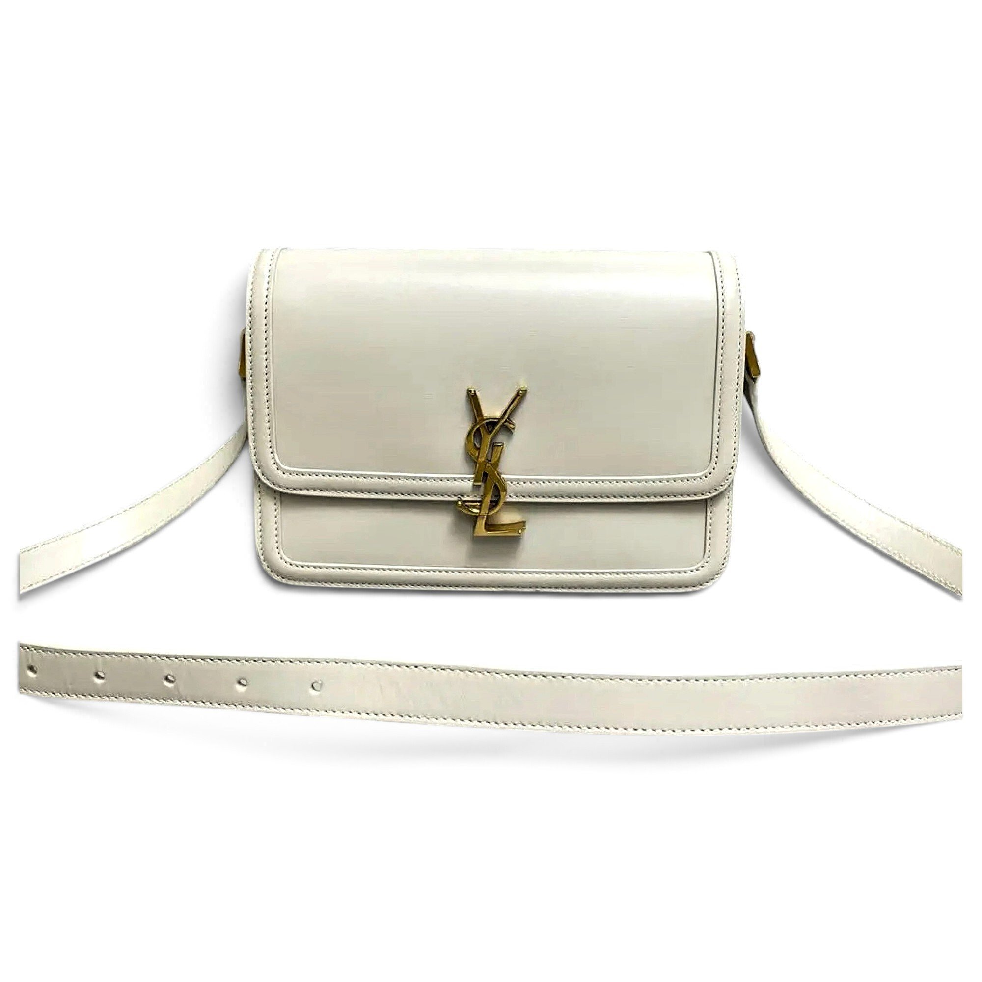 Solférino leather handbag