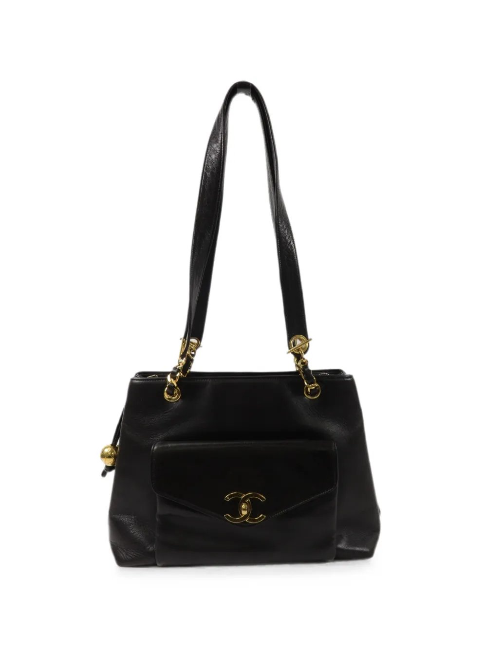 CC turn-lock tote bag
