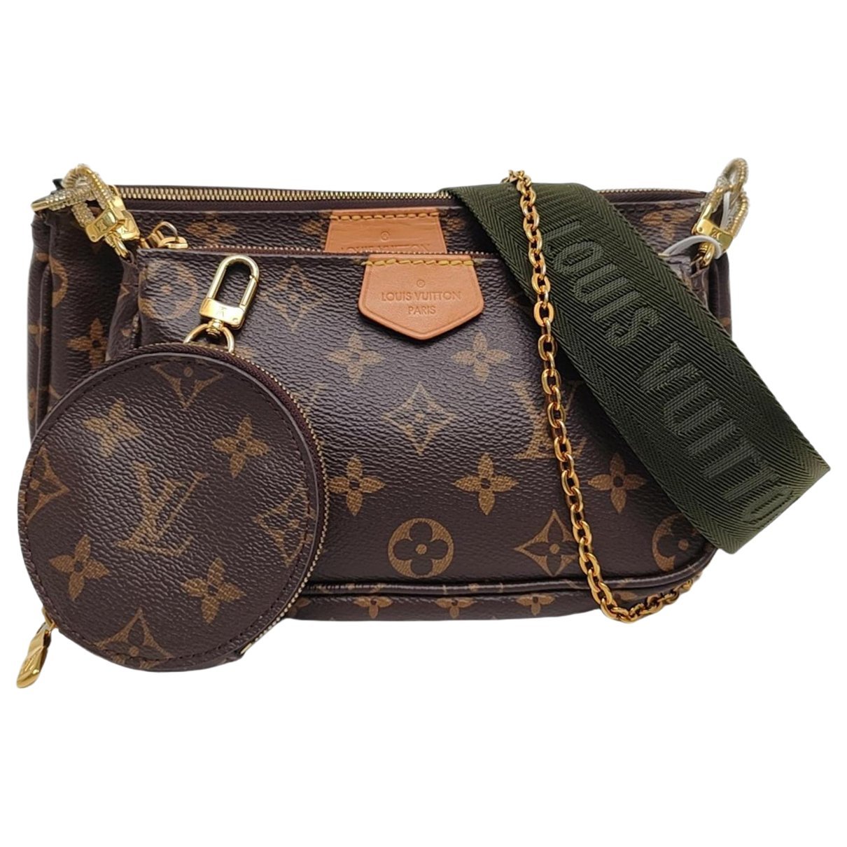 Maxi Multi Pochette Accessoires leather crossbody bag