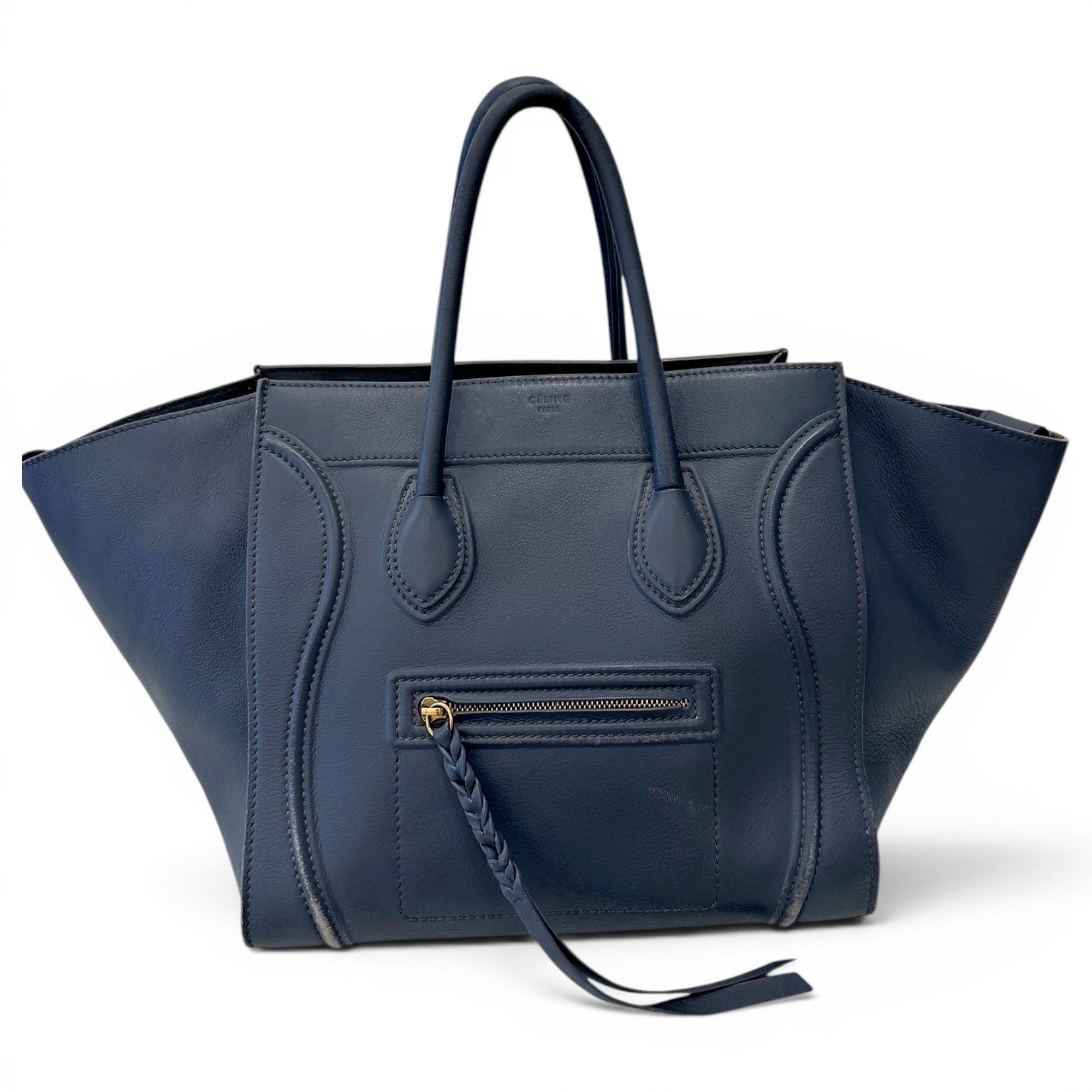 Luggage leather handbag