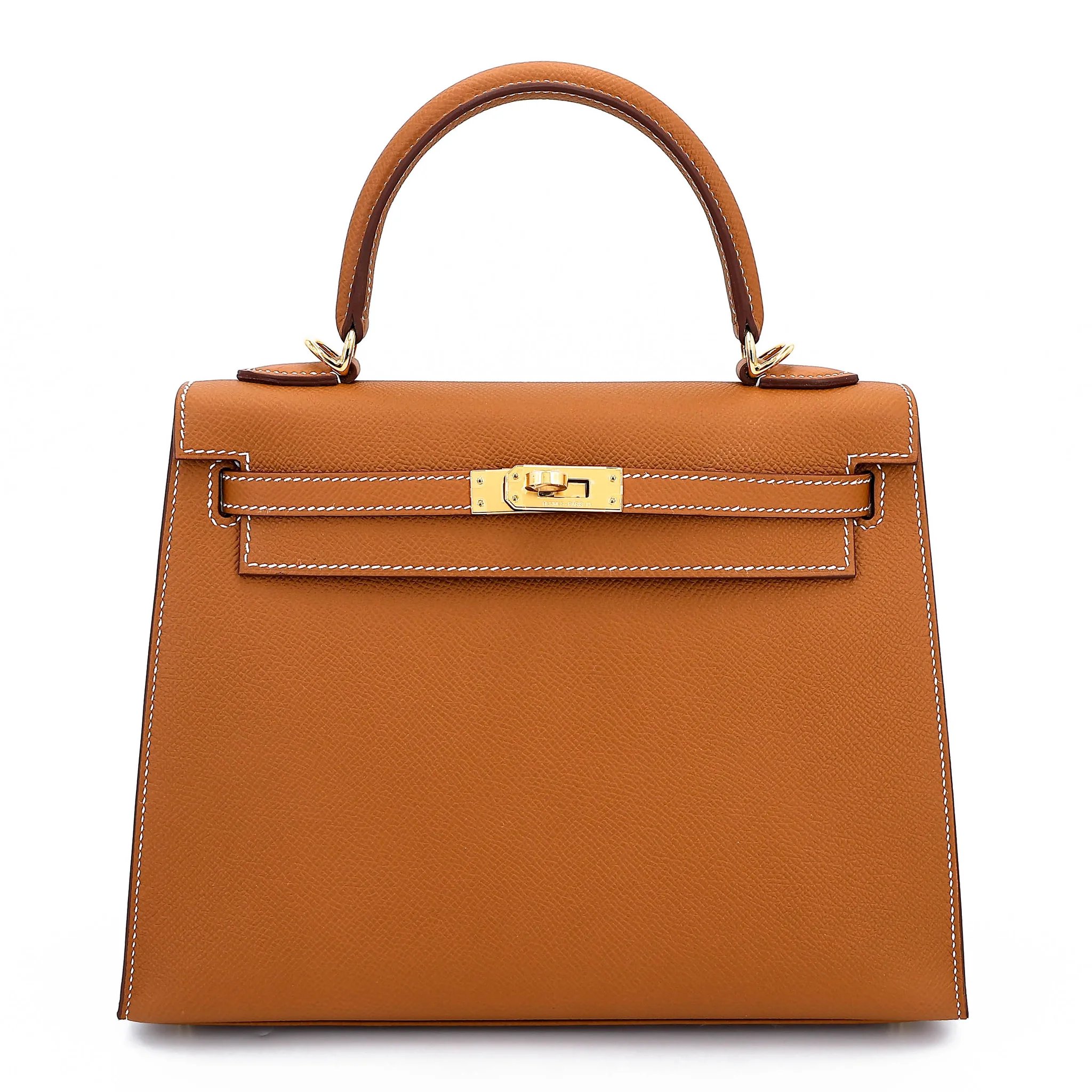 Brand New ( Rank N ) HERMÈS Kelly 25 Sellier Gold (37) Epsom Gold hardware G (2026)