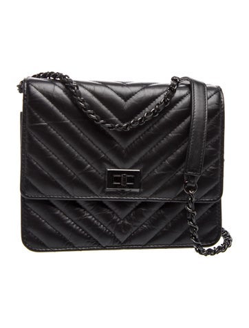 Chevron So Black Reissue Wallet on Chain