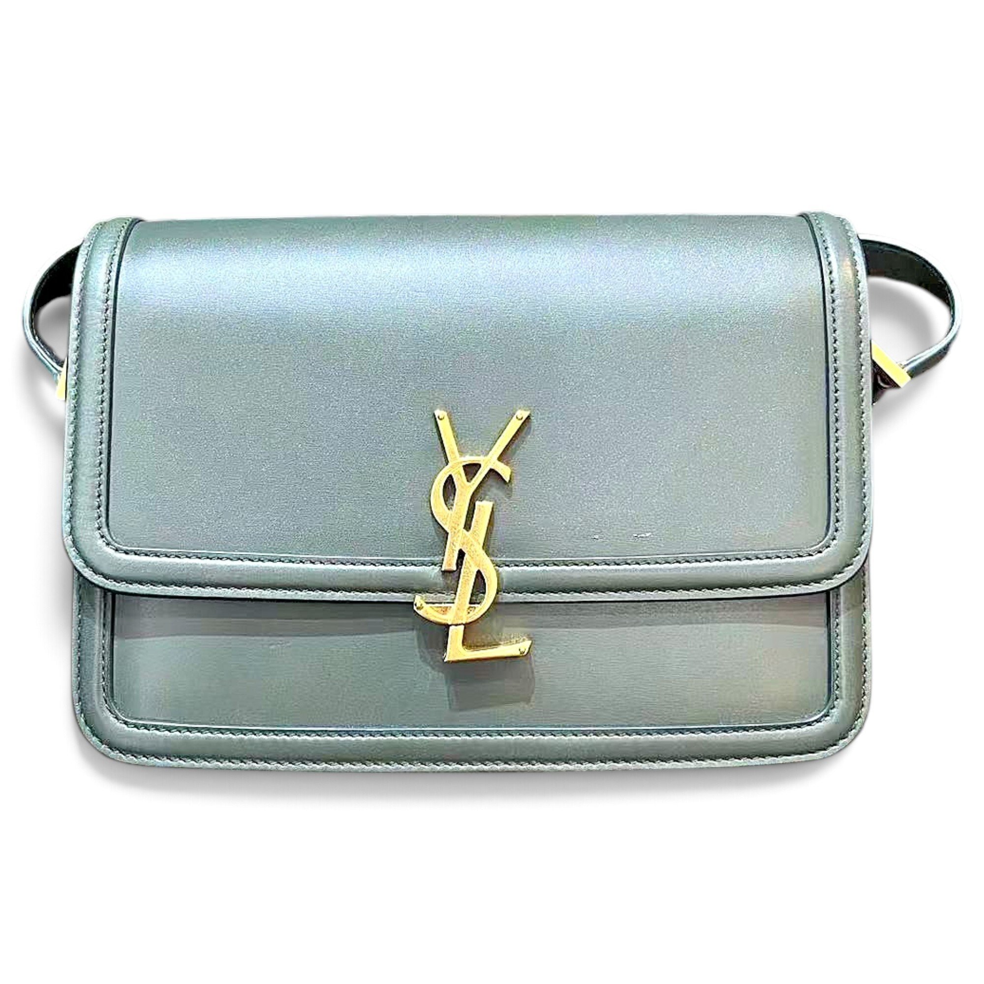 Solférino leather handbag