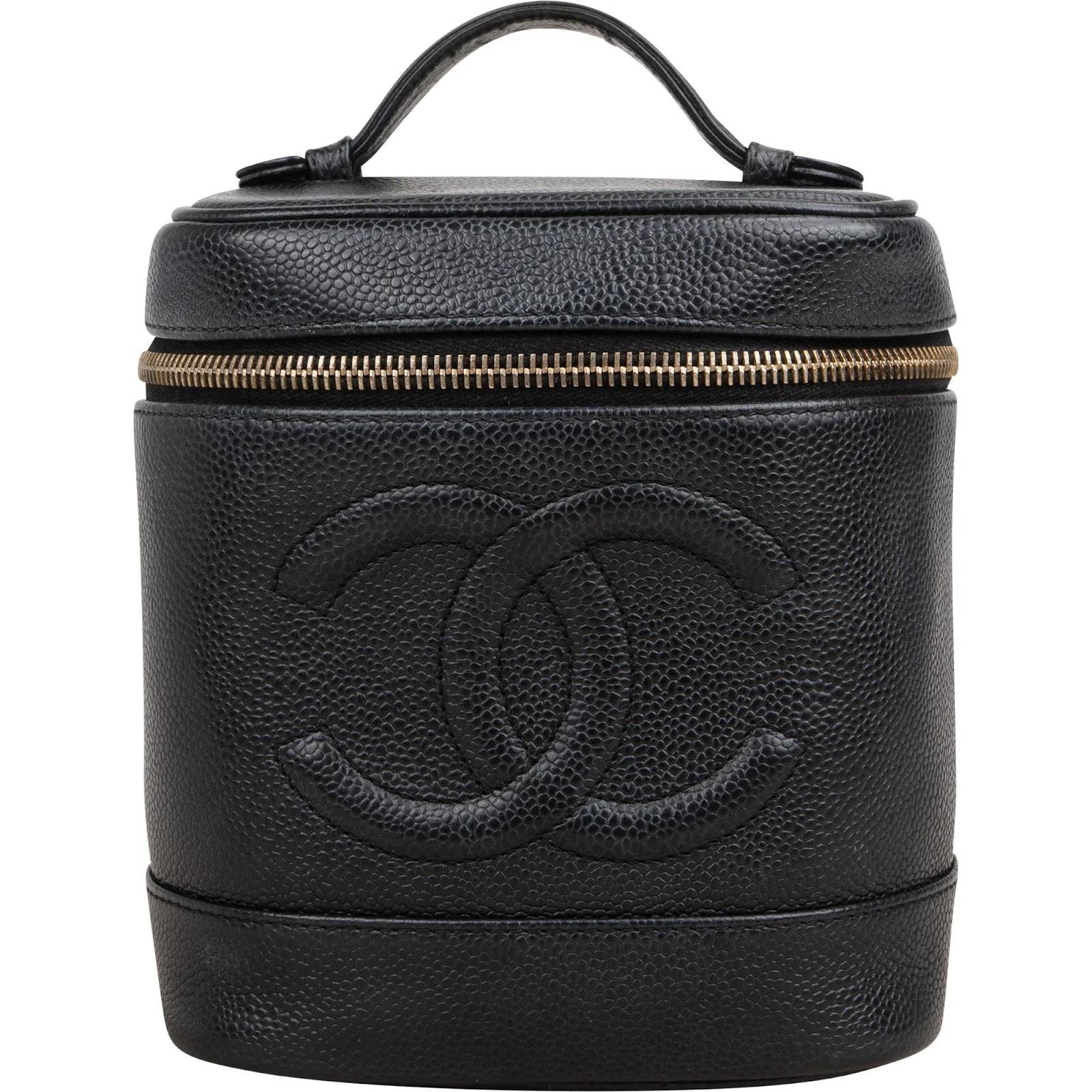 Vanity leather handbag