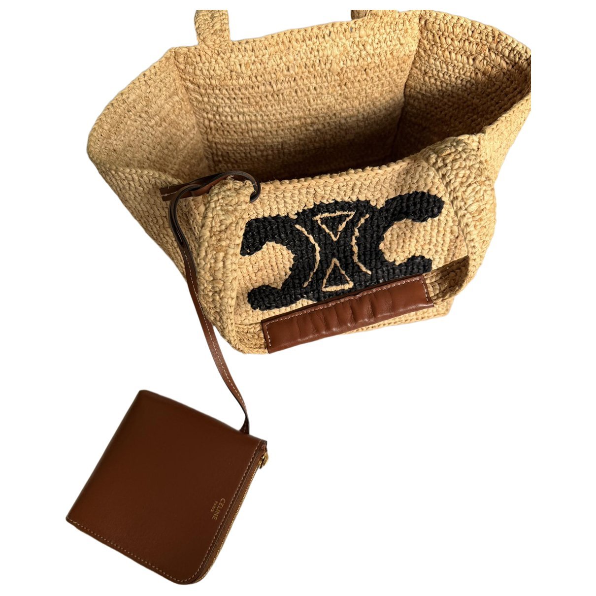 Leather tote