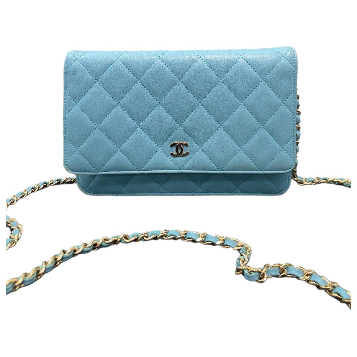 Wallet On Chain Timeless/Classique leather crossbody bag