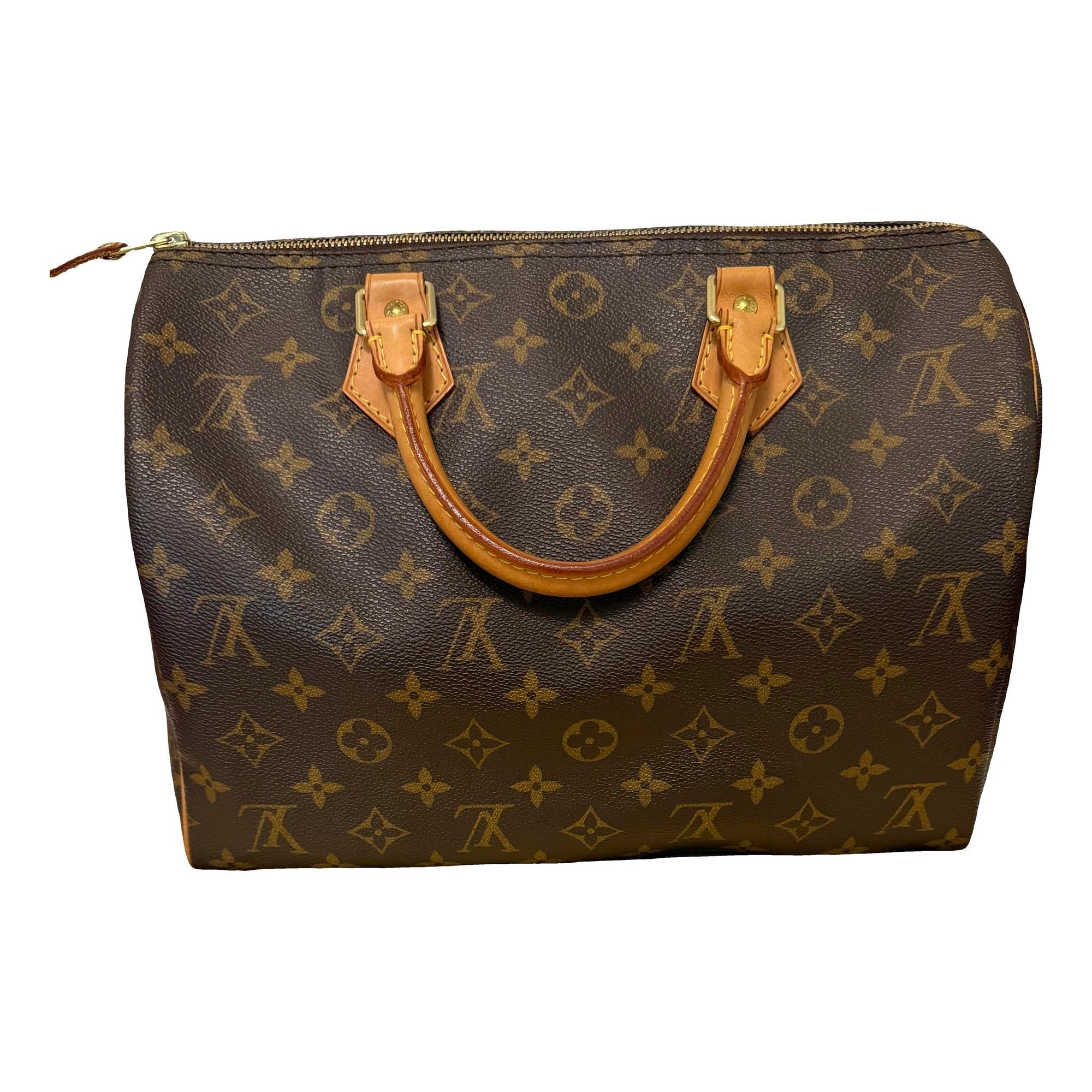 Speedy leather handbag