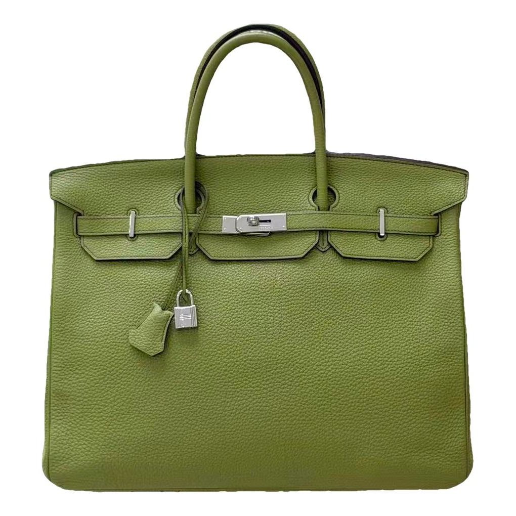 Birkin 40 leather handbag
