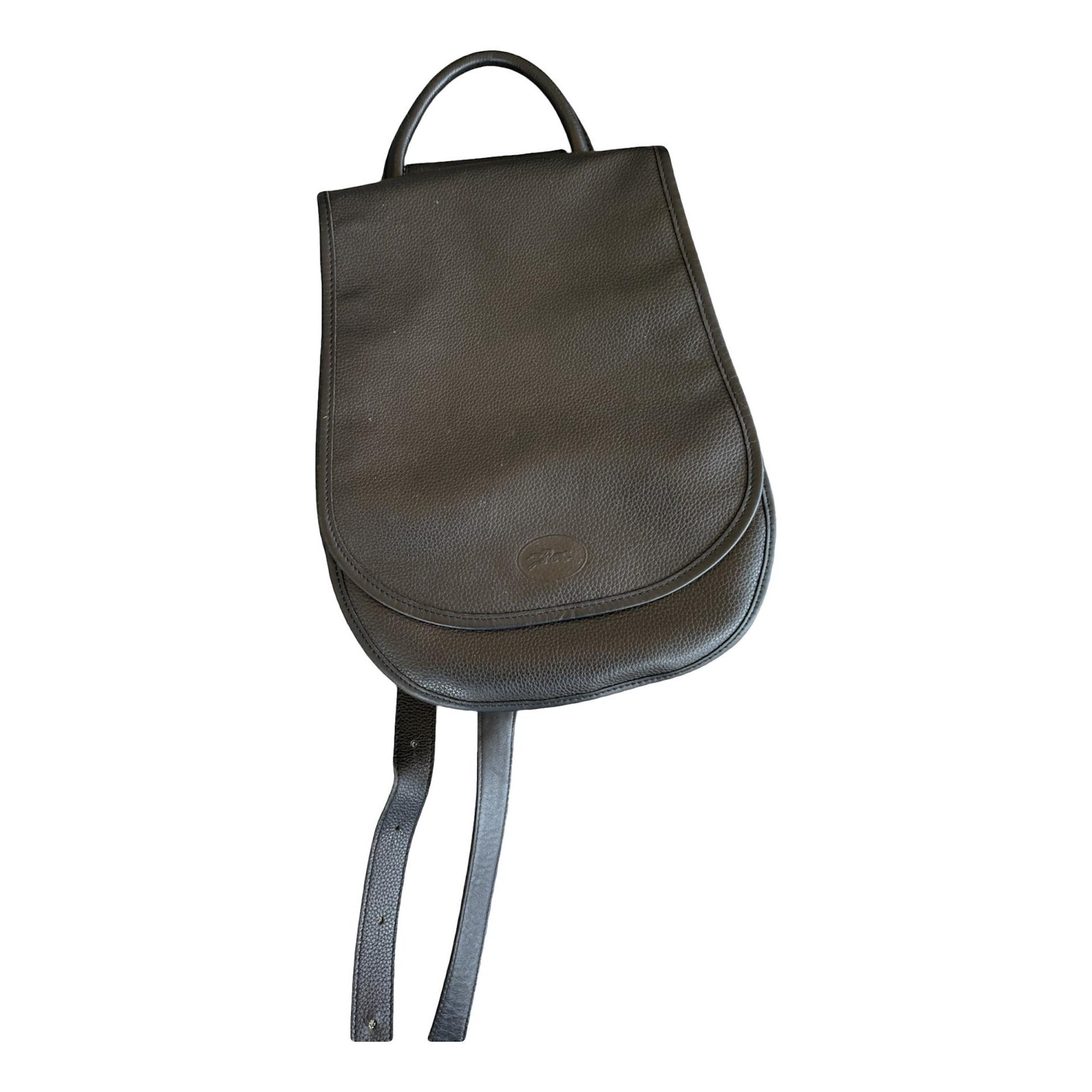 Leather backpack