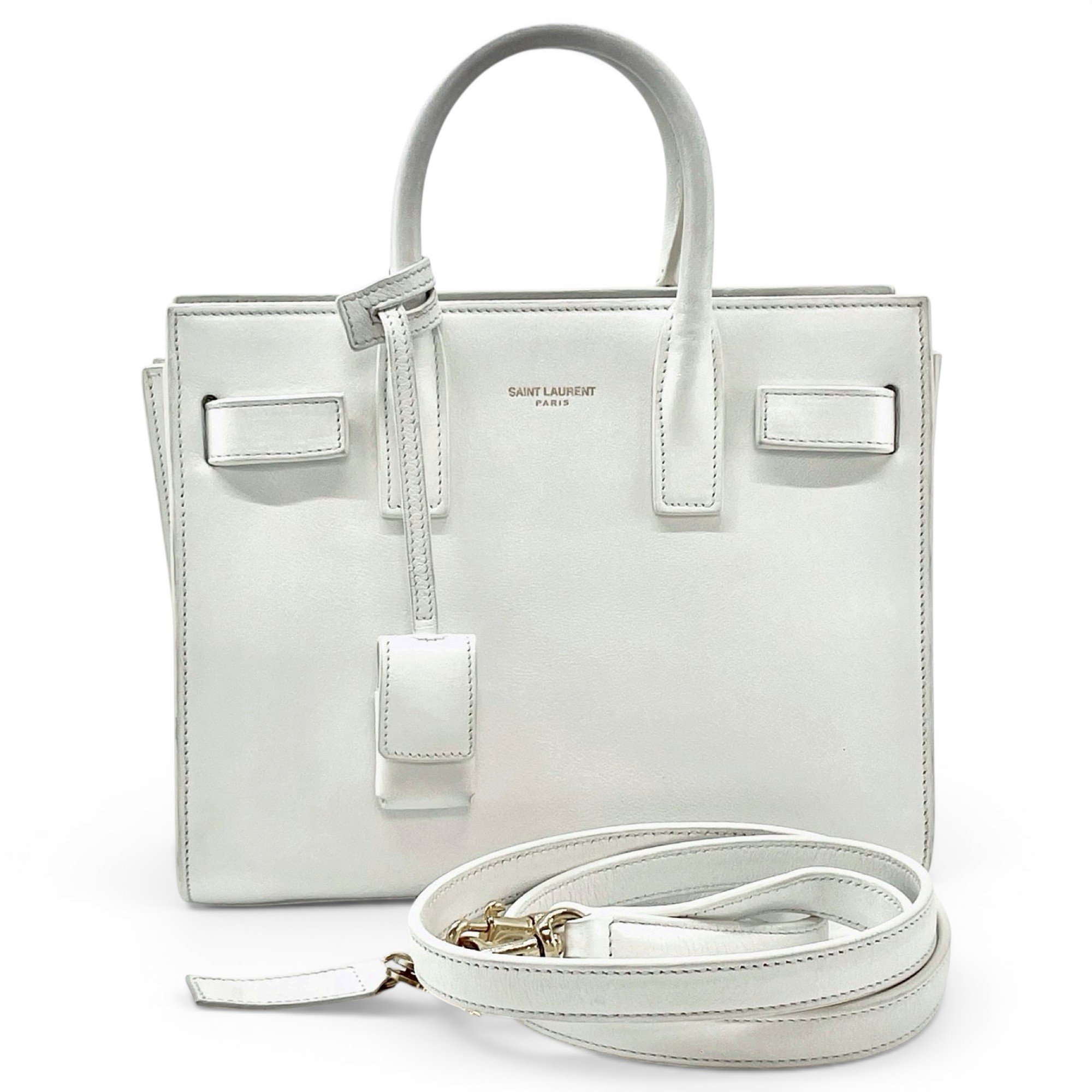 Saint Laurent Sac de Jour leather handbag