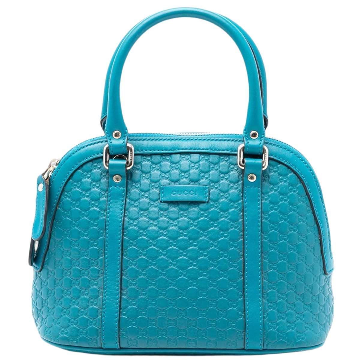 Dôme leather satchel