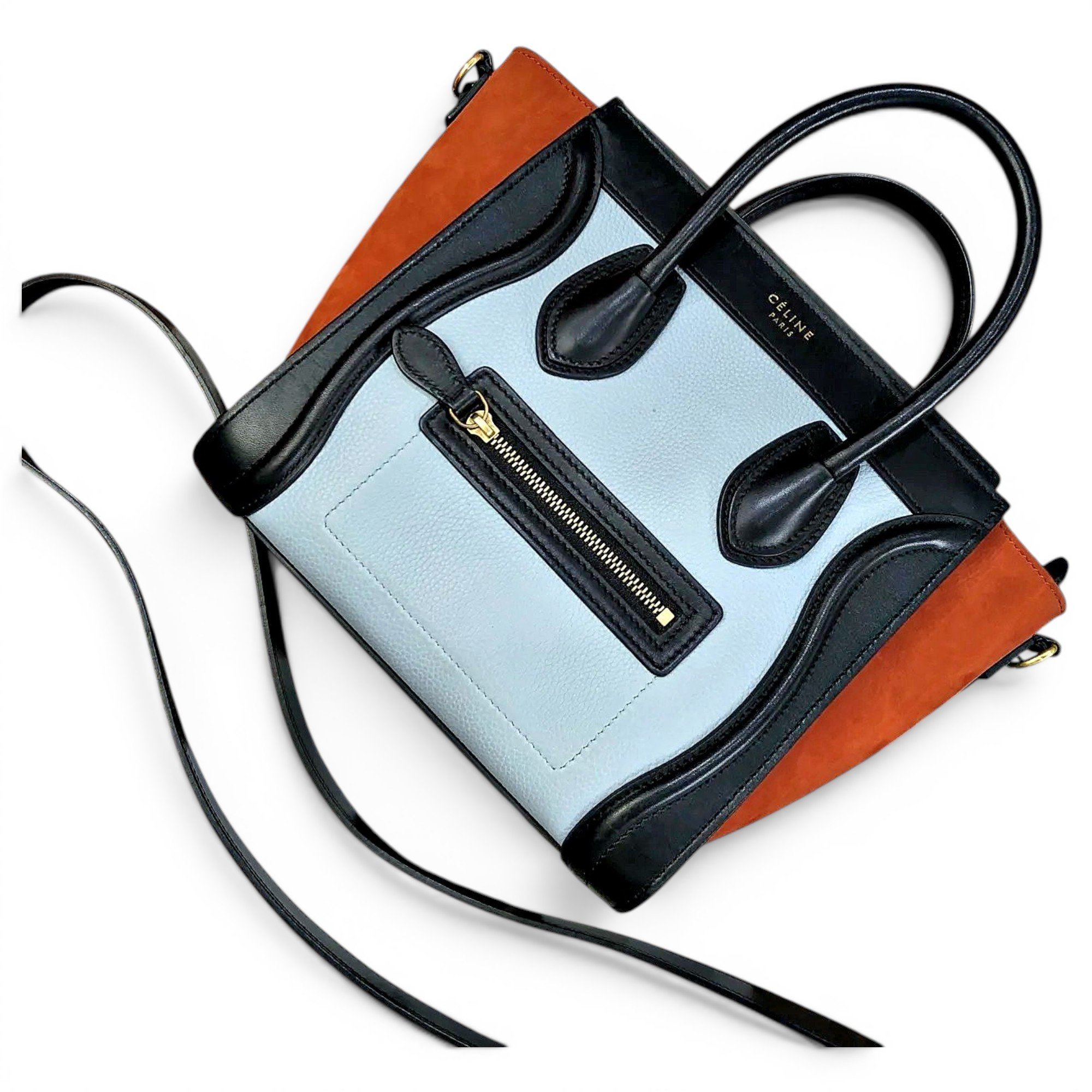 Nano Luggage leather handbag