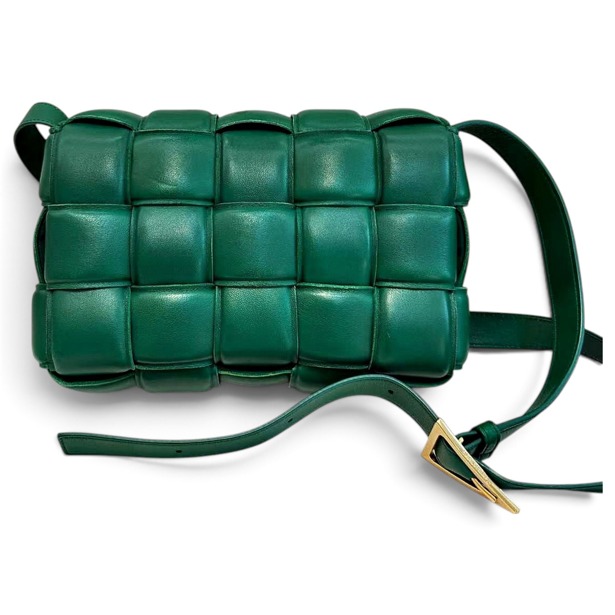 Cassette Padded leather handbag