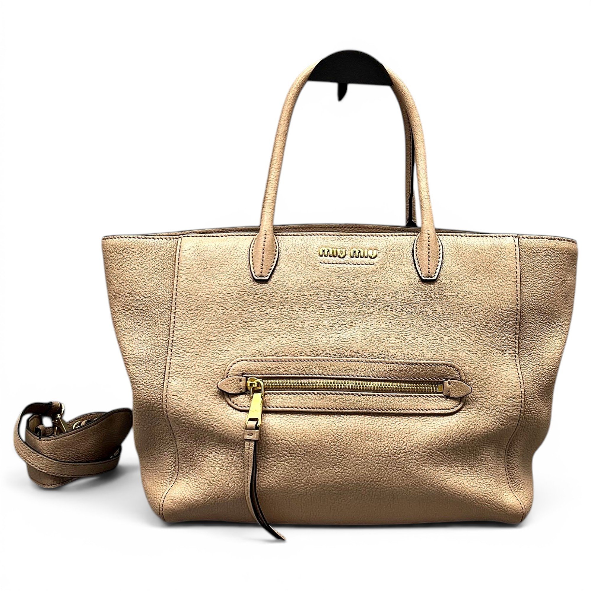 Leather handbag