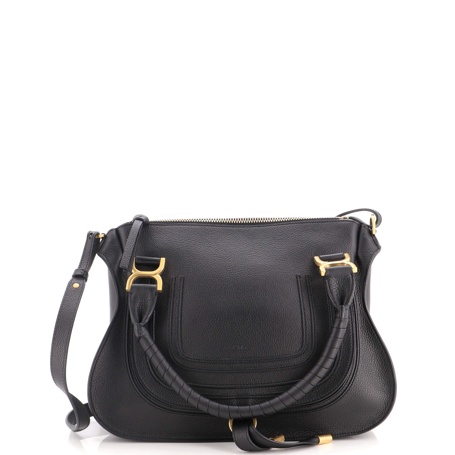 Marcie Satchel Leather Medium