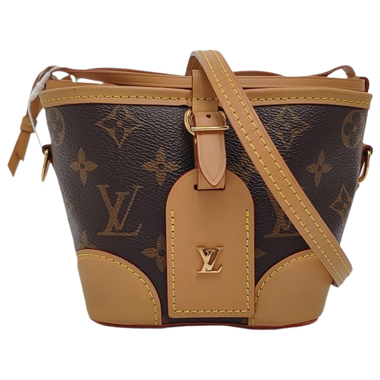 Nano Noé leather crossbody bag