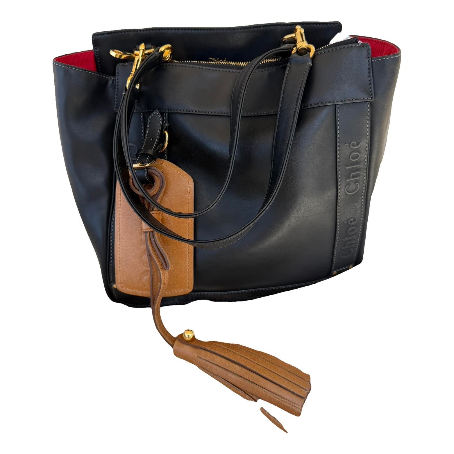 Leather handbag