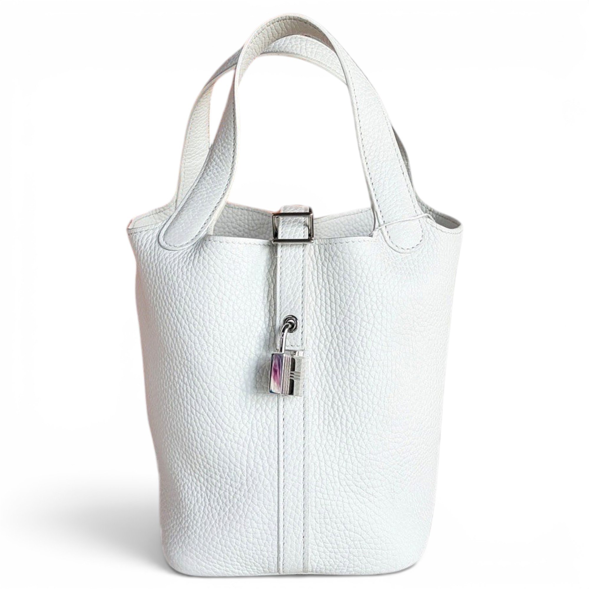 Picotin leather handbag