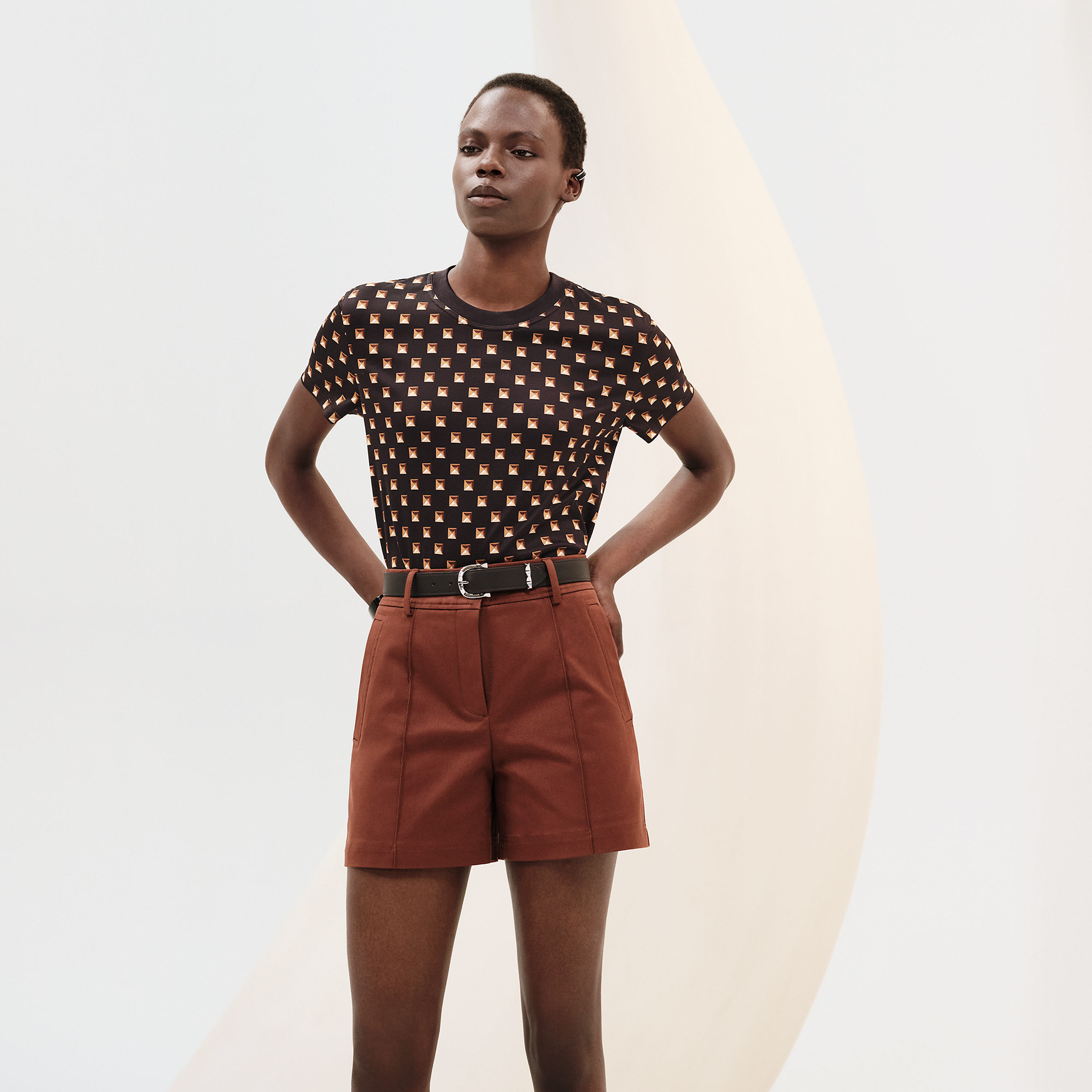 "Clou Médor Interlock" straight t-shirt