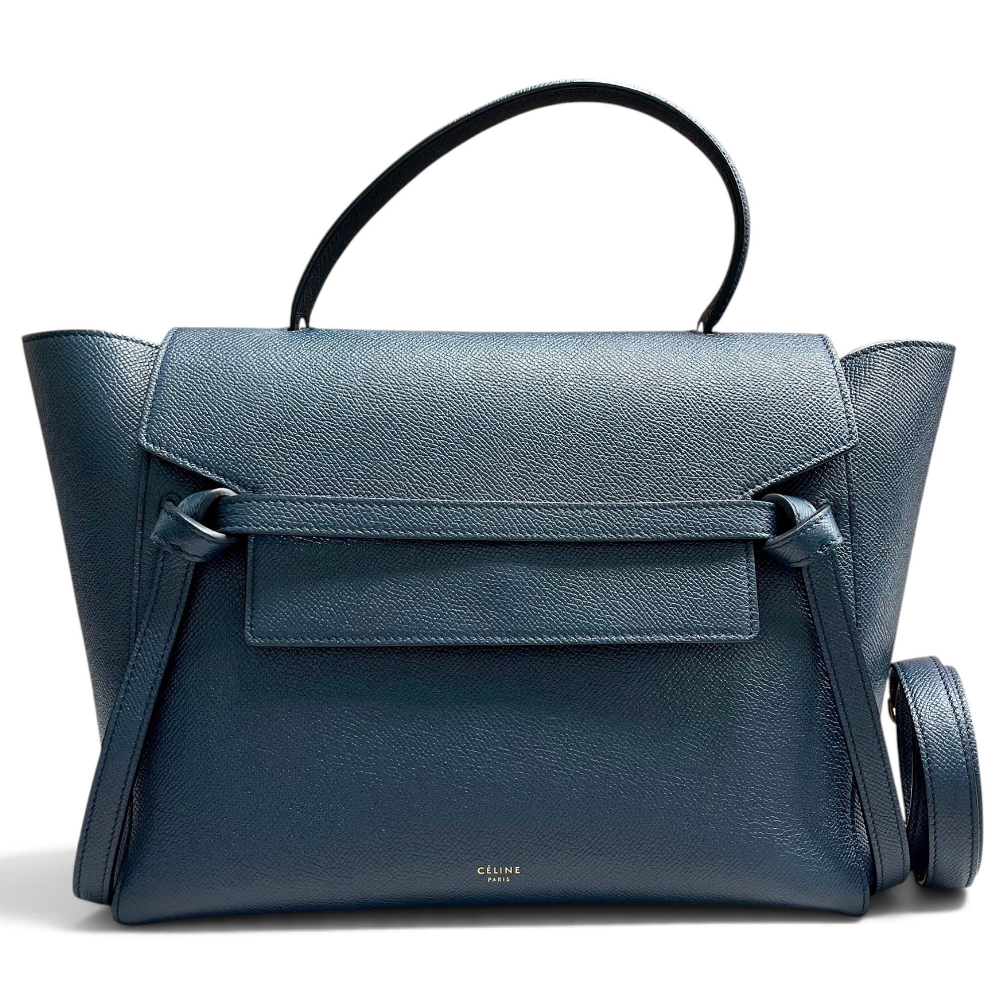 Belt leather handbag