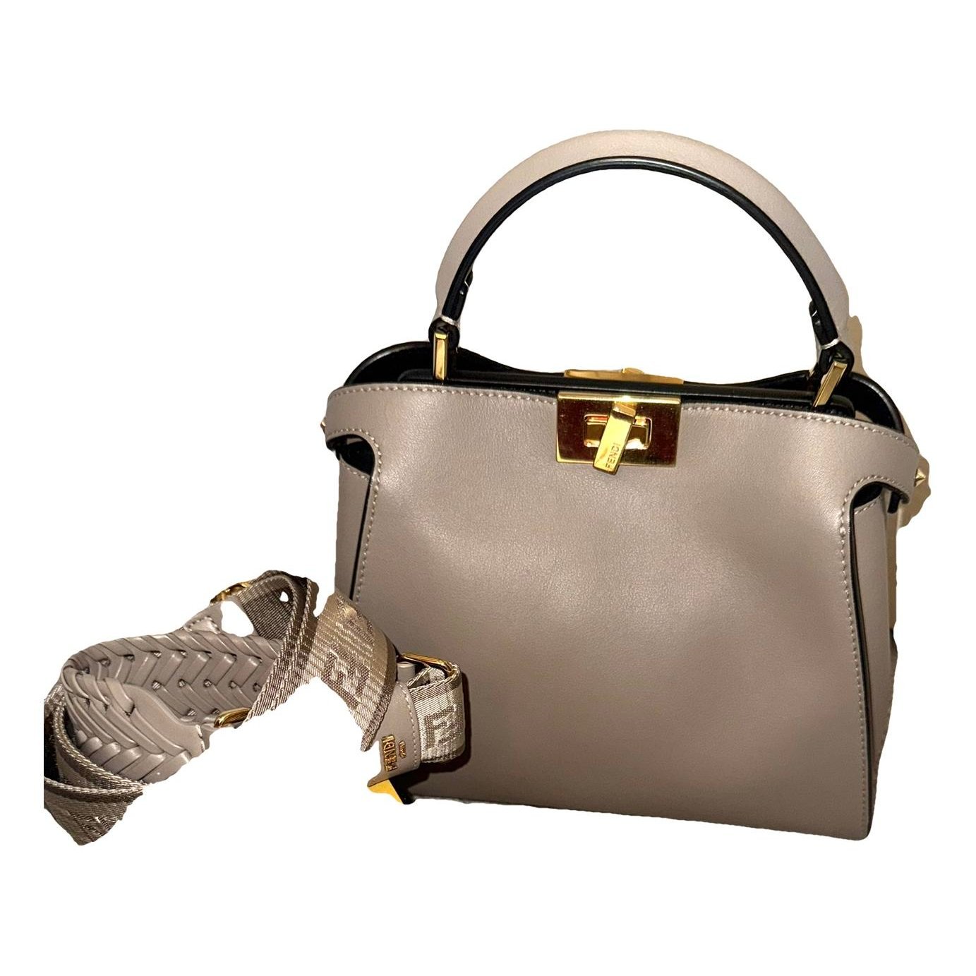 Fendi Peekaboo leather handbag