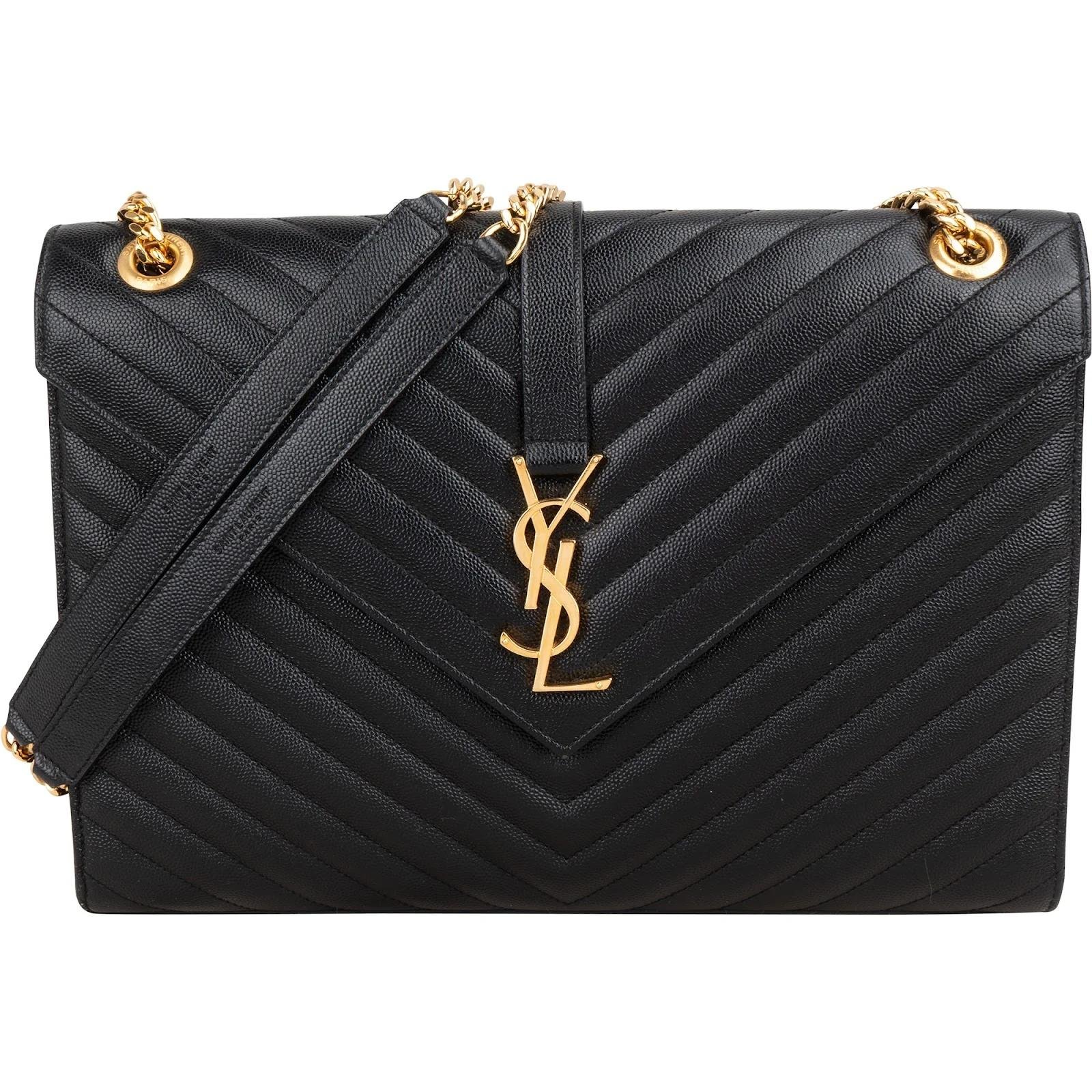 Envelope leather crossbody bag