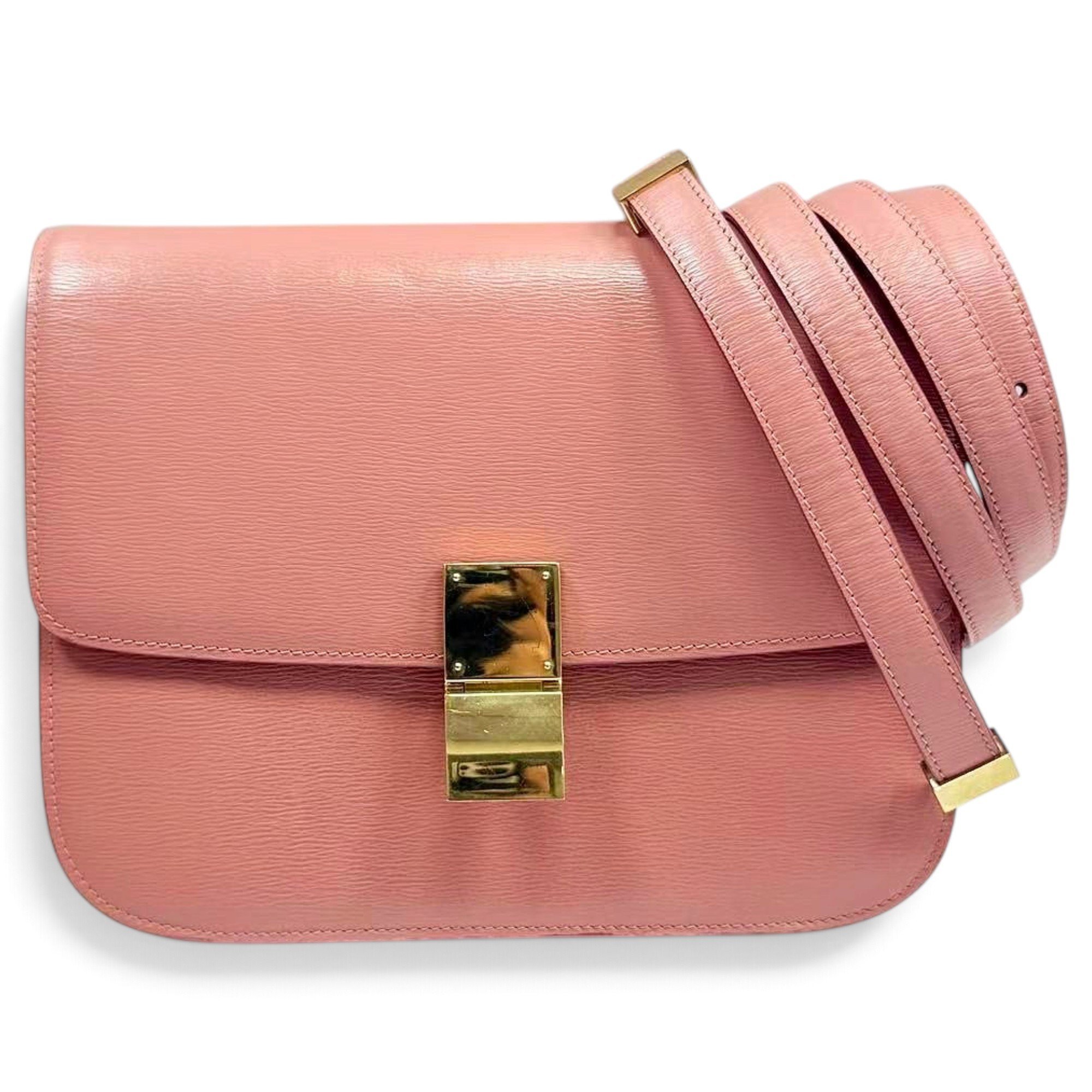 Classic leather crossbody bag