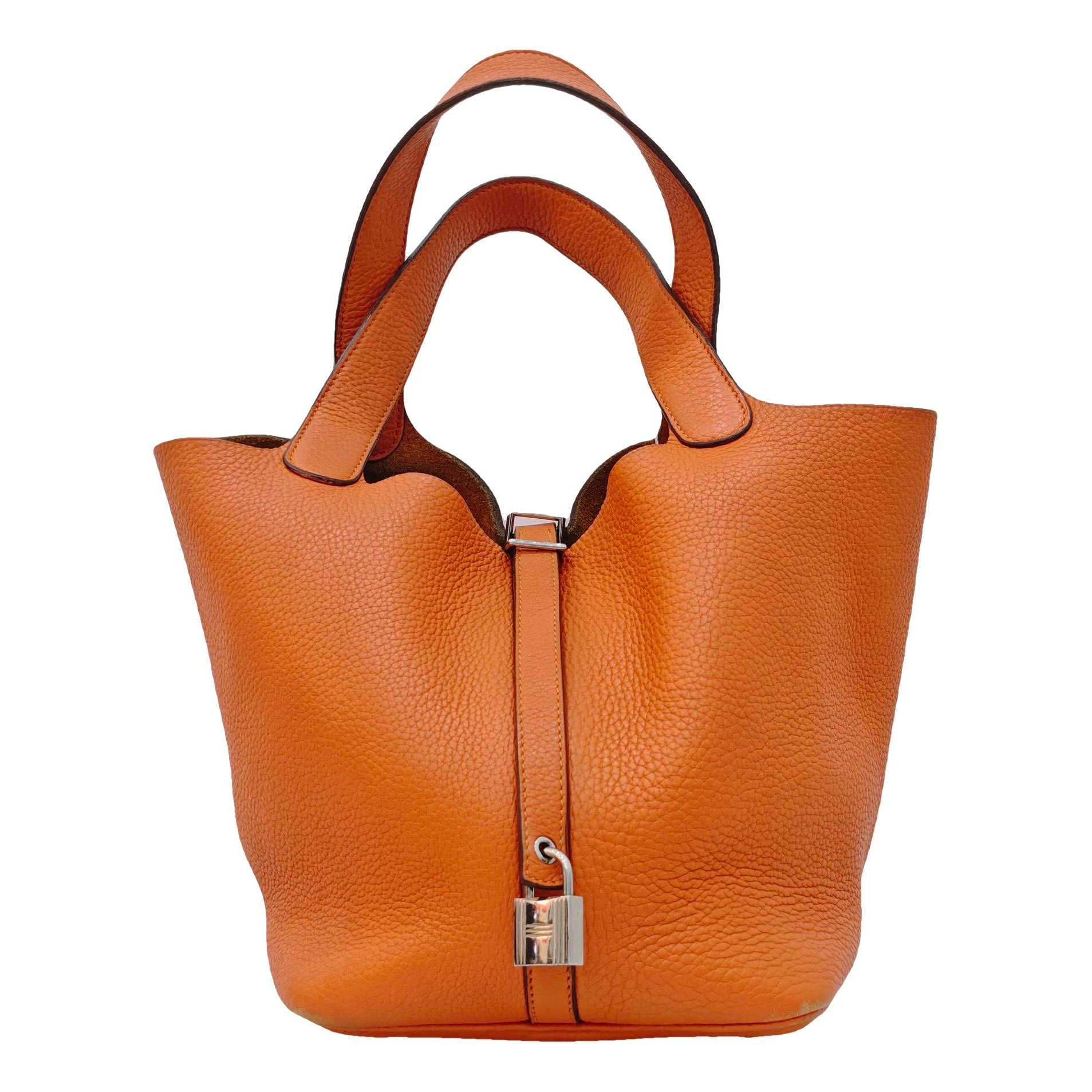 Picotin leather handbag