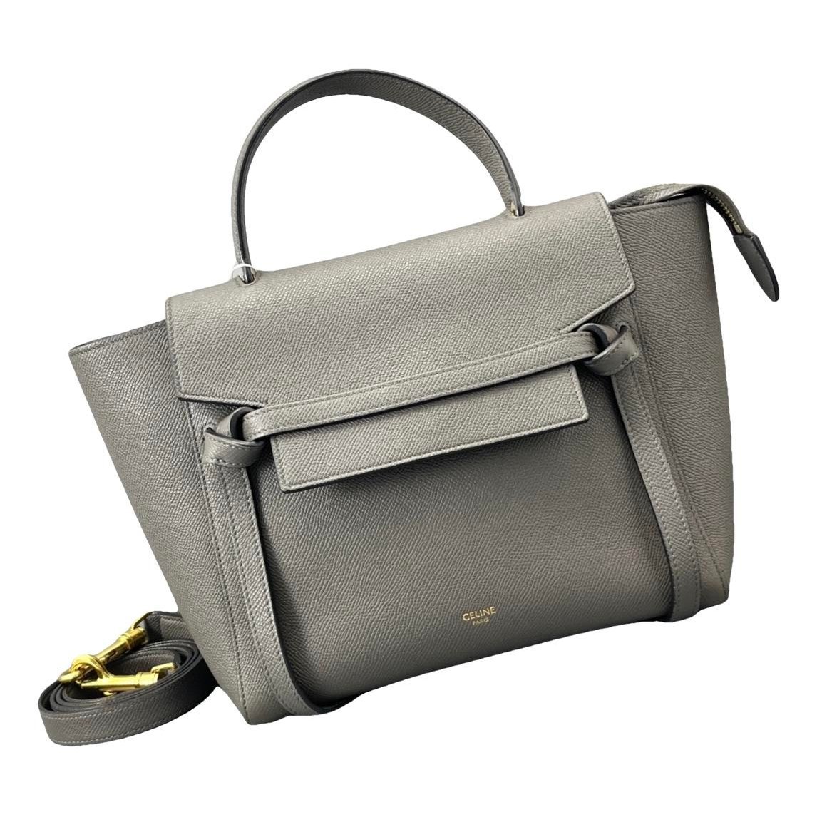 Belt leather handbag