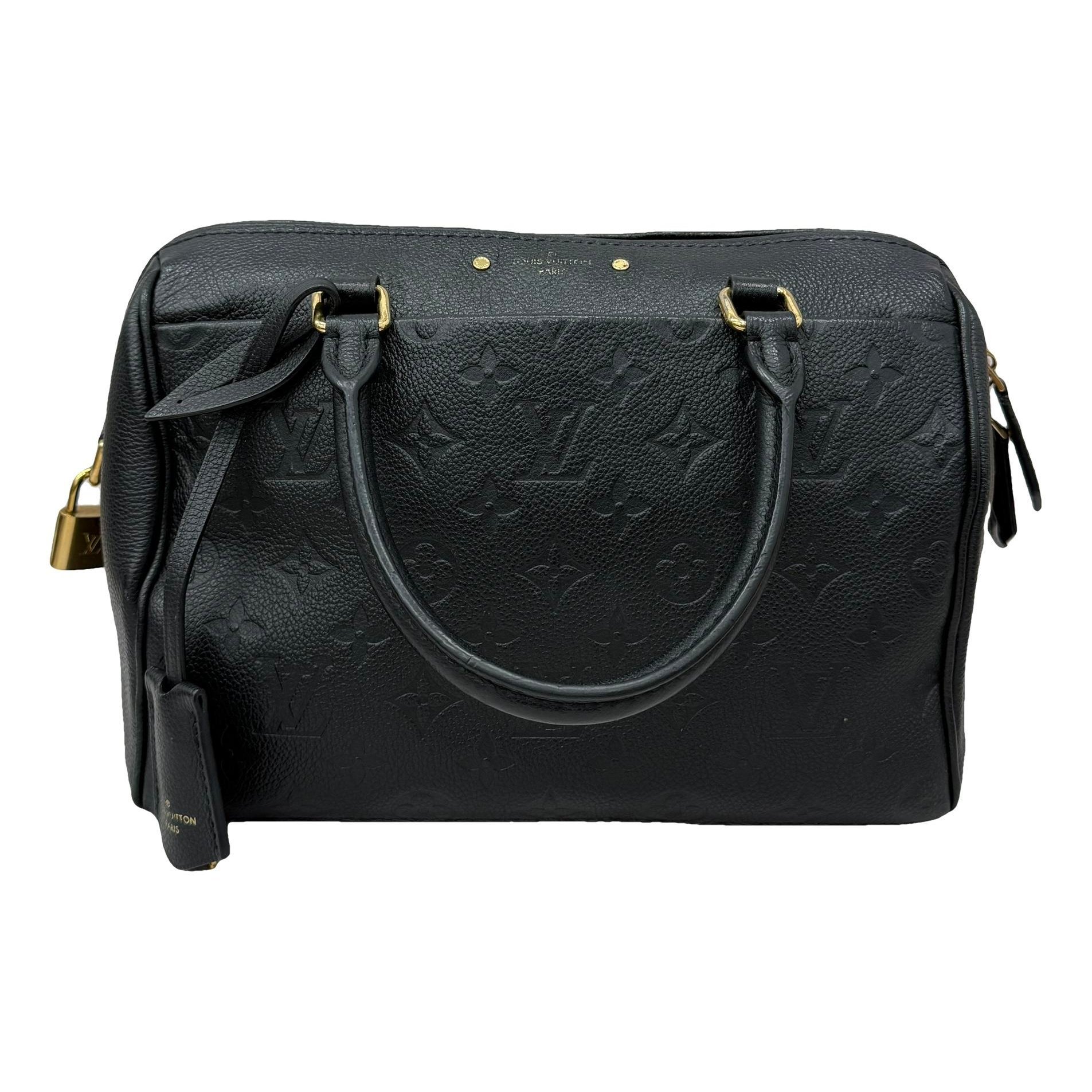 Speedy leather handbag