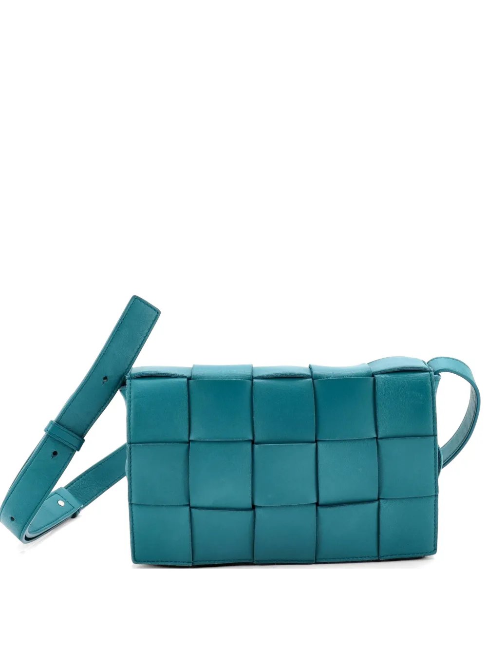 Cassette Maxi Intrecciato Leather Small crossbody bag