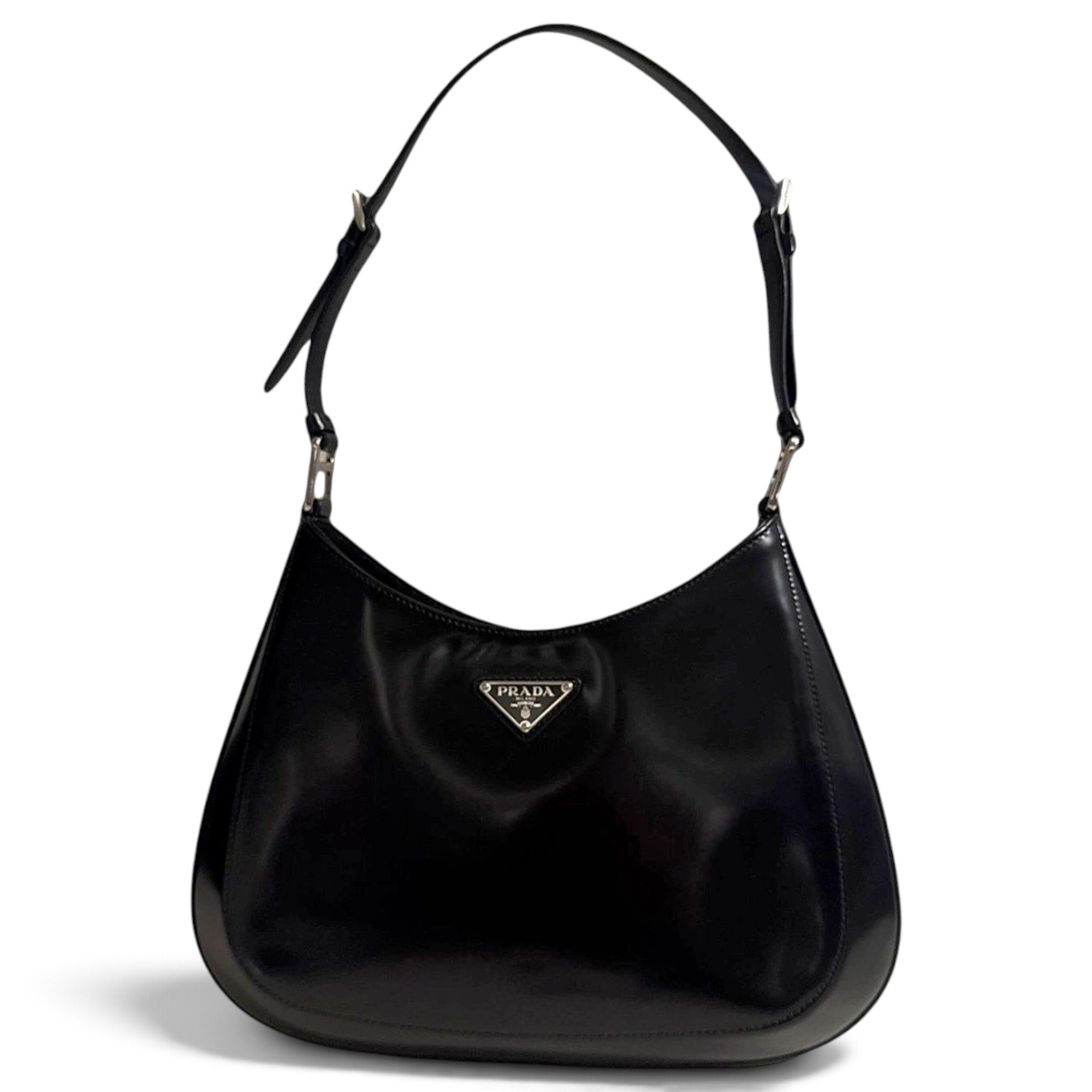 Cleo patent leather handbag