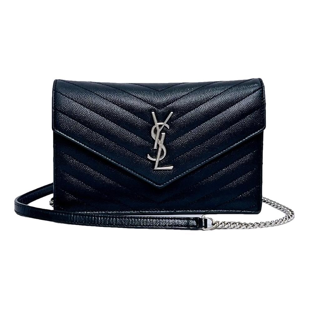 Portefeuille enveloppe leather handbag