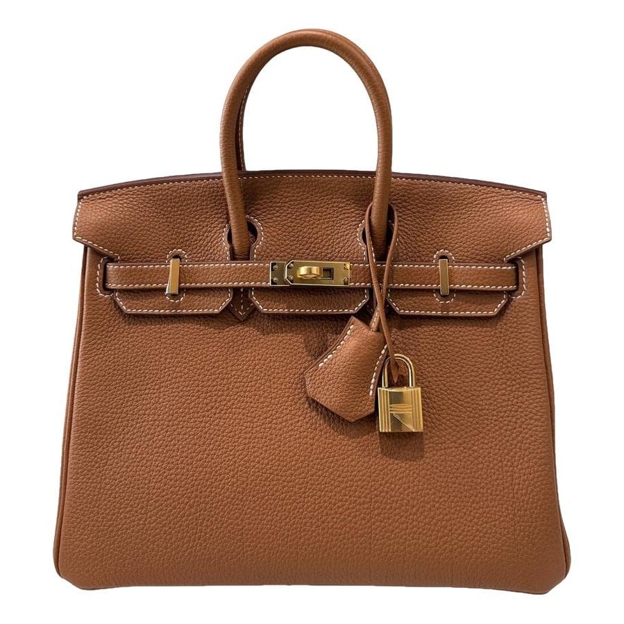 Birkin 25 leather satchel