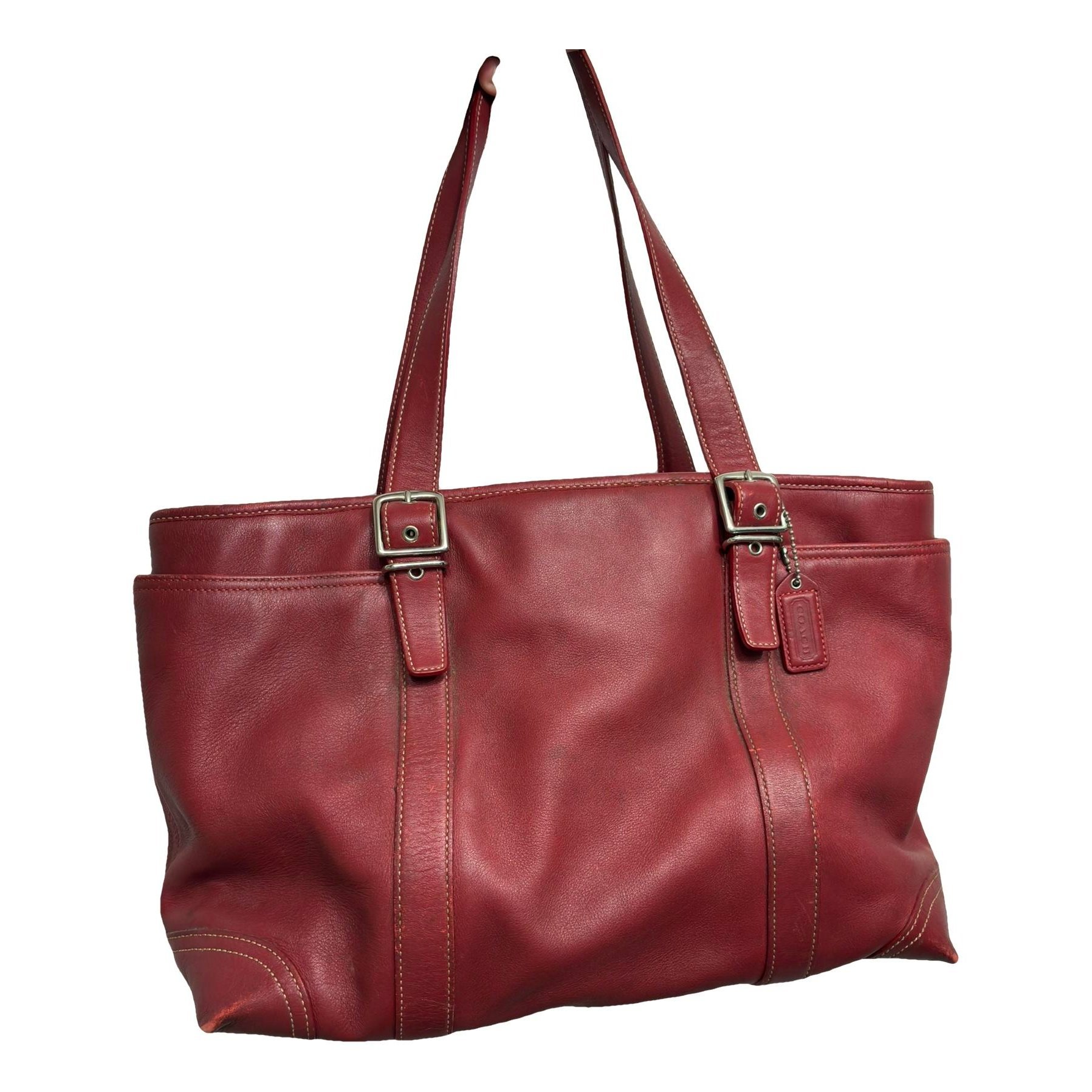 Leather tote