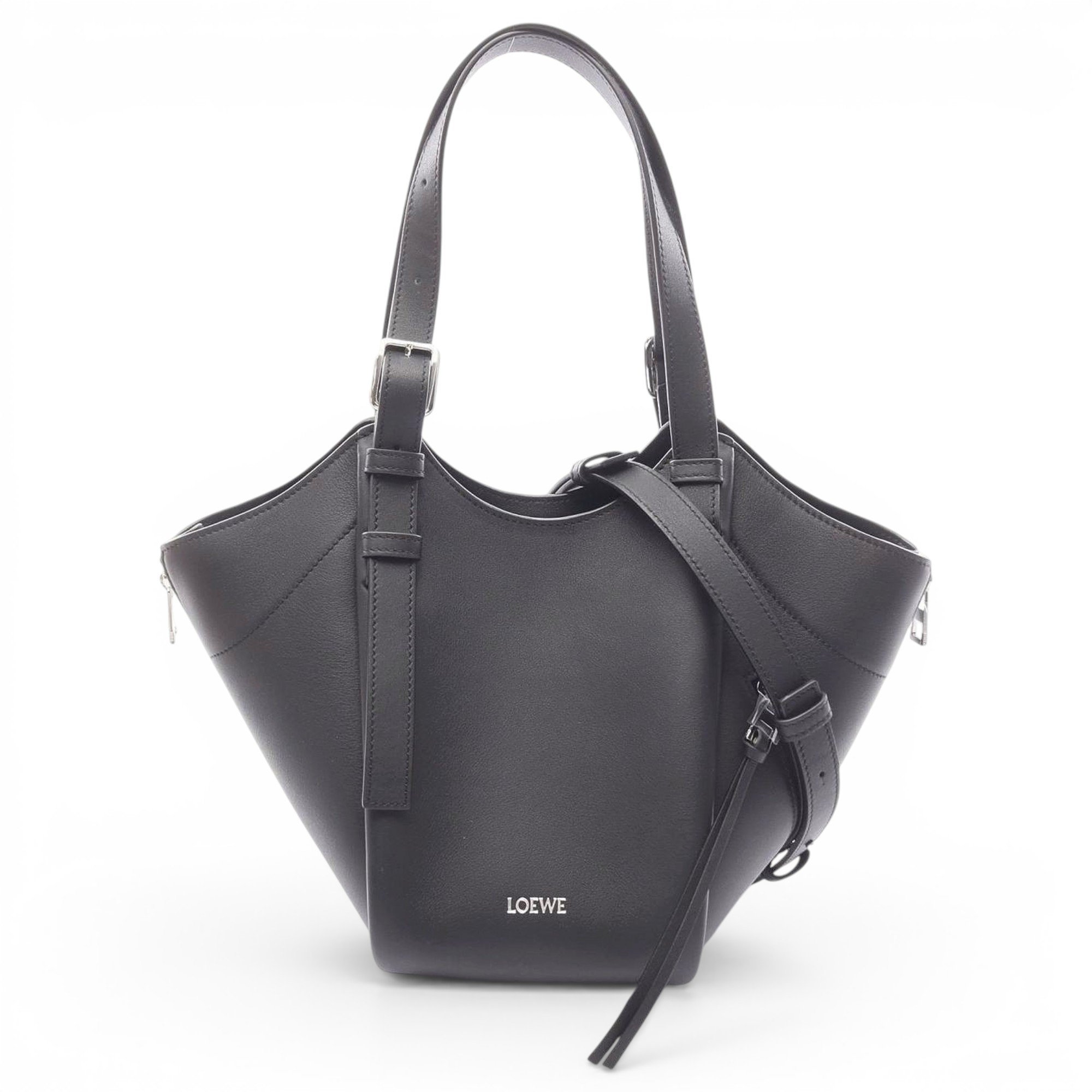 Hammock leather handbag